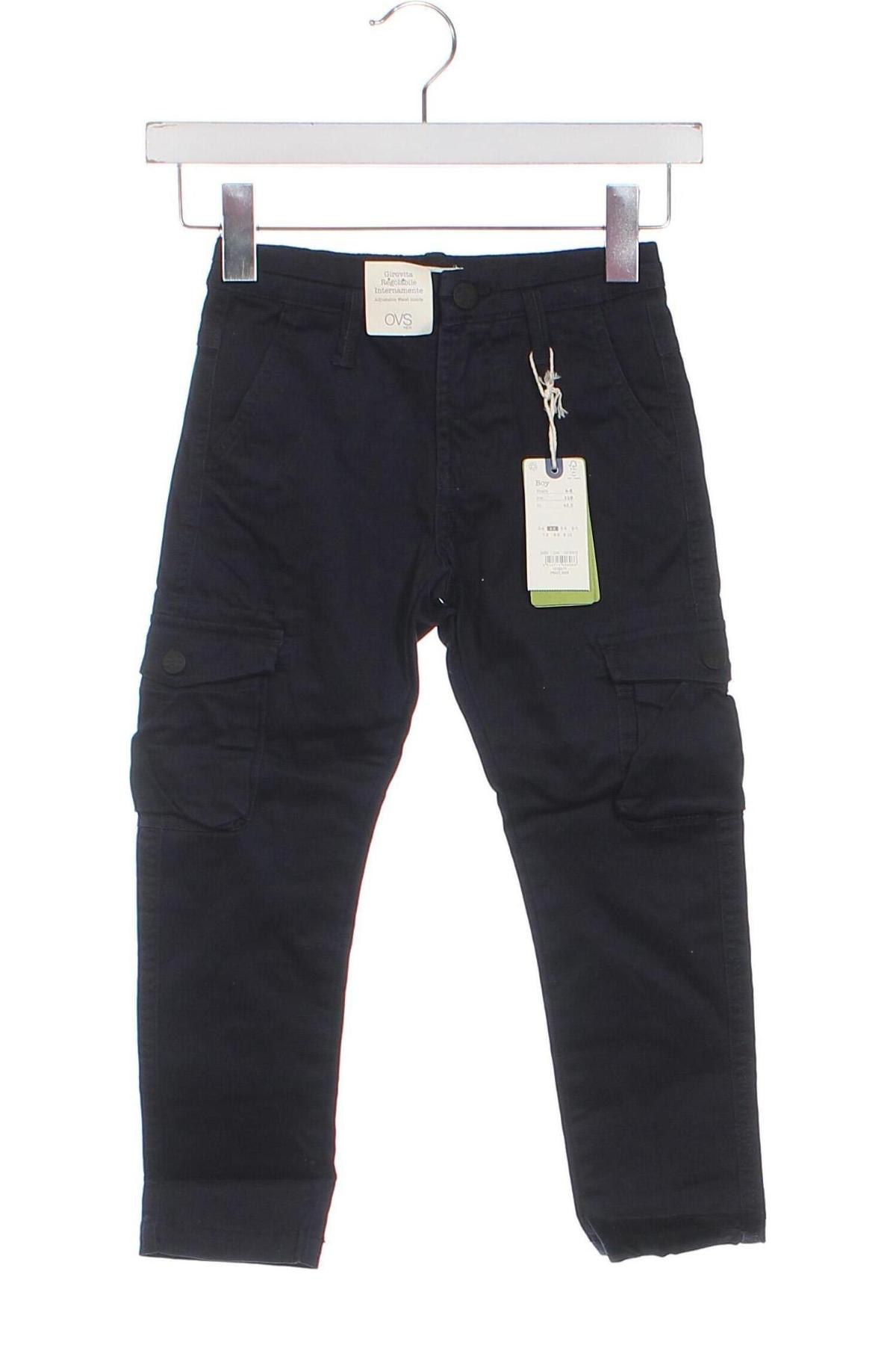 Детски панталон Oviesse, Размер 4-5y/ 110-116 см, Цвят Син, Цена 33,00 лв.