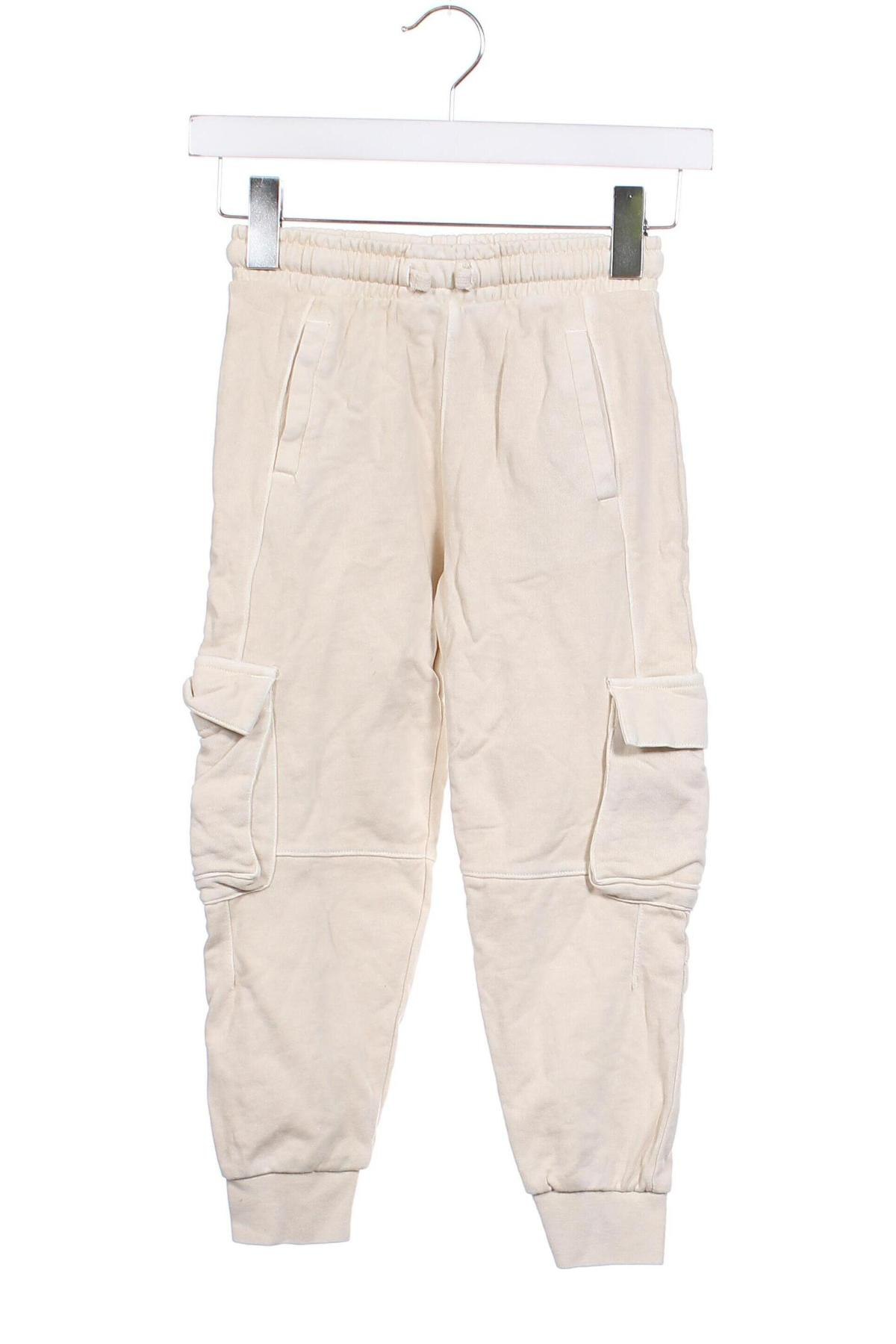 Pantaloni pentru copii Zara, Mărime 6-7y/ 122-128 cm, Culoare Bej, Preț 35,71 Lei