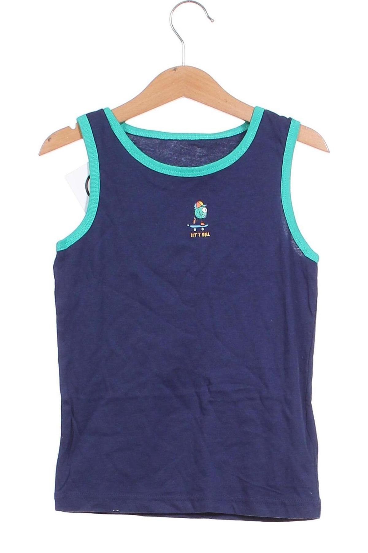 Μπλουζάκι αμάνικο παιδικό Primark, Μέγεθος 7-8y/ 128-134 εκ., Χρώμα Μπλέ, Τιμή 7,18 €