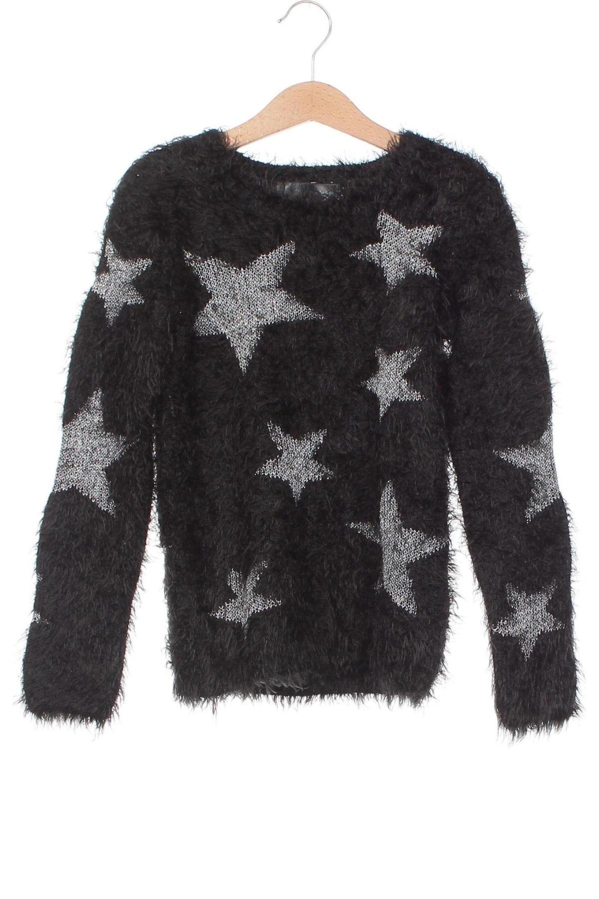 Детски пуловер, Размер 7-8y/ 128-134 см, Цвят Черен, Цена 7,48 лв.