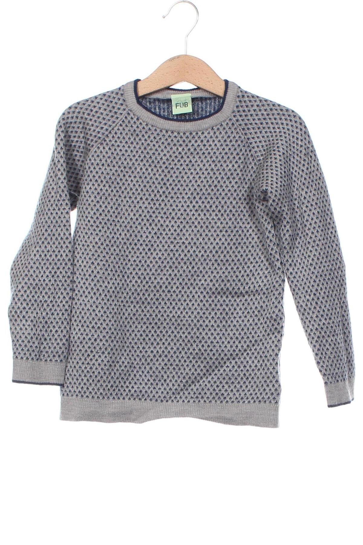 Детски пуловер, Размер 3-4y/ 104-110 см, Цвят Сив, Цена 17,00 лв.