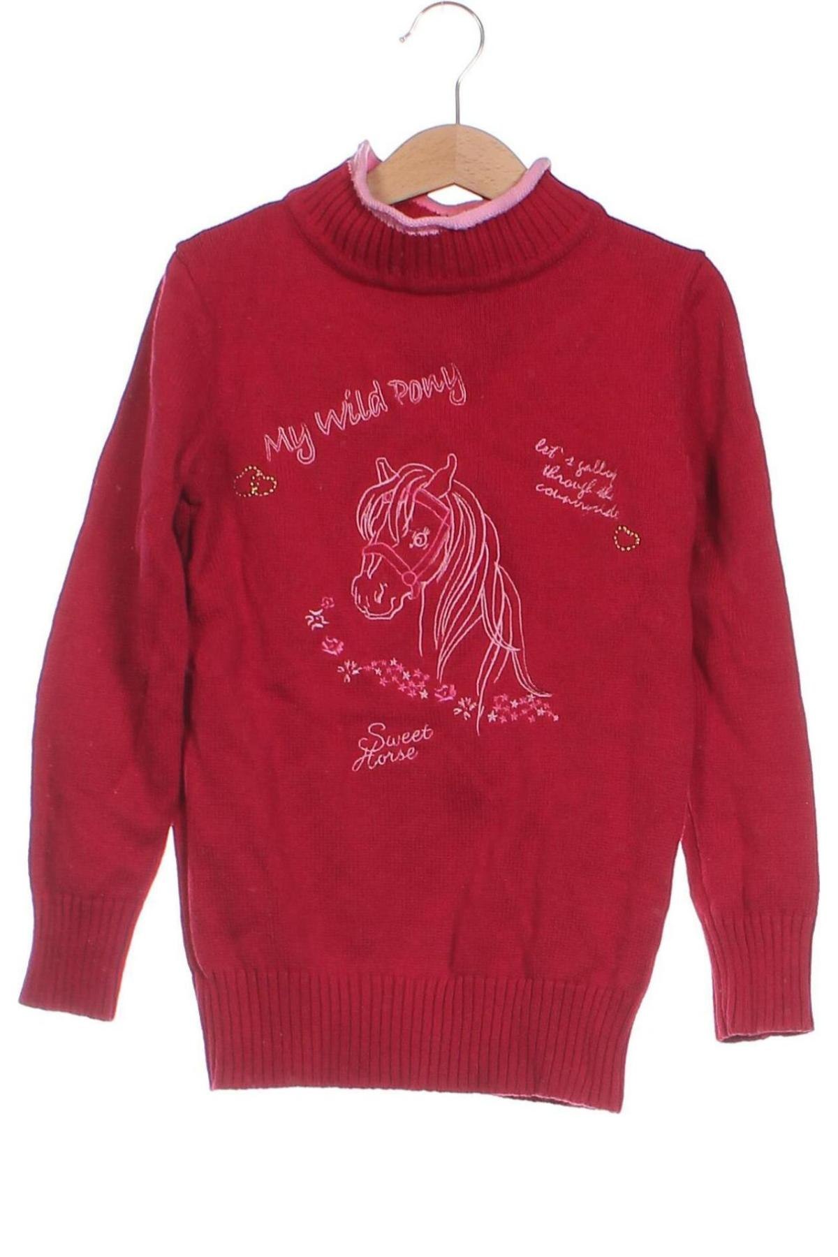 Παιδικό πουλόβερ, Μέγεθος 7-8y/ 128-134 εκ., Χρώμα Κόκκινο, Τιμή 4,63 €