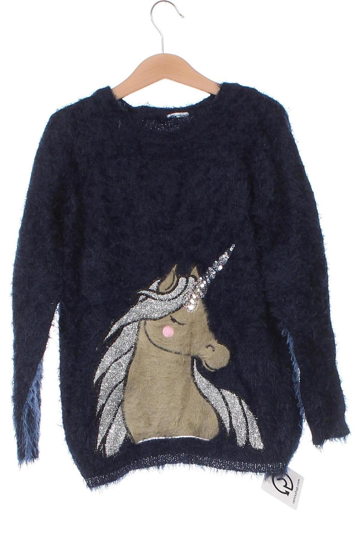 Παιδικό πουλόβερ, Μέγεθος 6-7y/ 122-128 εκ., Χρώμα Μπλέ, Τιμή 4,94 €