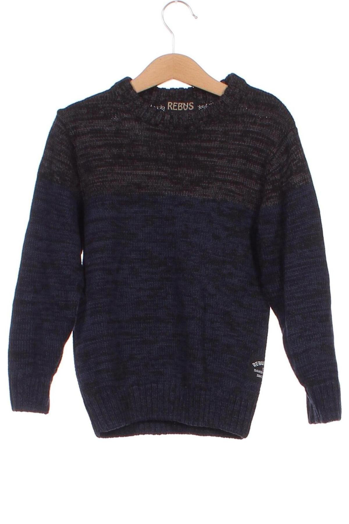 Детски пуловер, Размер 3-4y/ 104-110 см, Цвят Син, Цена 6,29 лв.