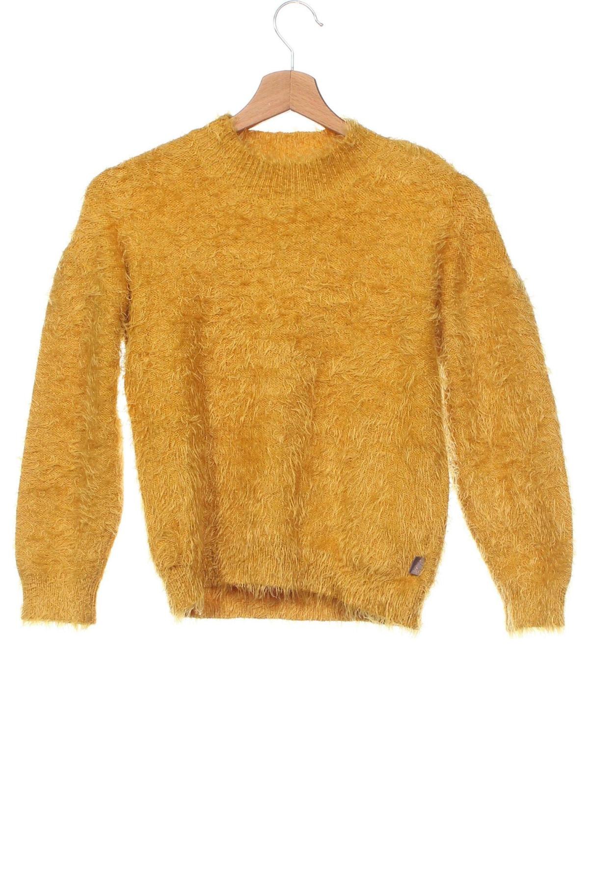 Детски пуловер Creamie, Размер 8-9y/ 134-140 см, Цвят Жълт, Цена 8,14 лв.