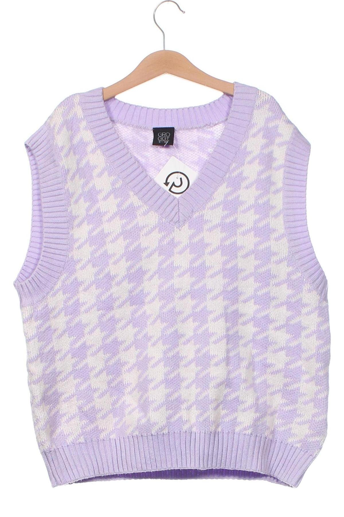 Детски пуловер Groggy, Размер 13-14y/ 164-168 см, Цвят Лилав, Цена 7,48 лв.