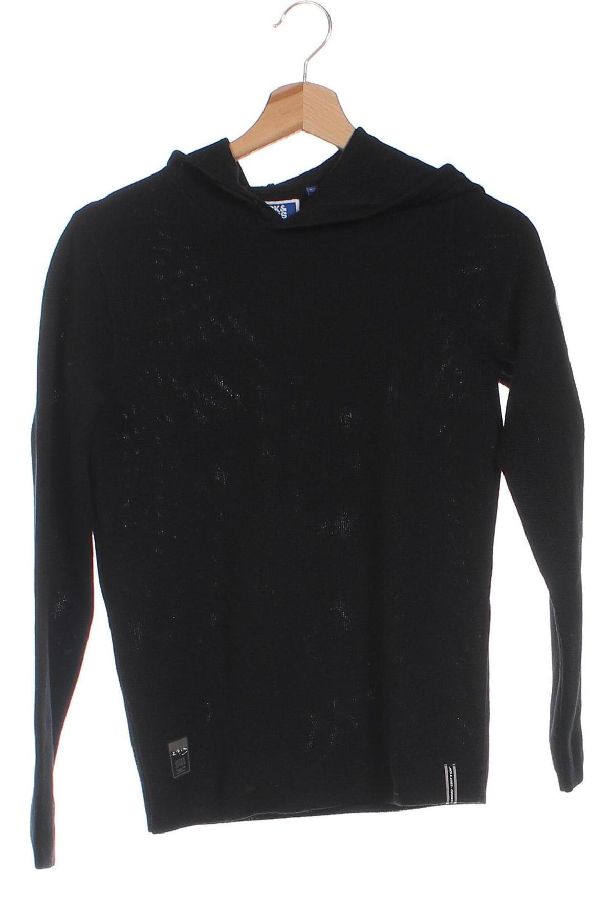 Детски пуловер Jack & Jones, Размер 11-12y/ 152-158 см, Цвят Черен, Цена 10,12 лв.