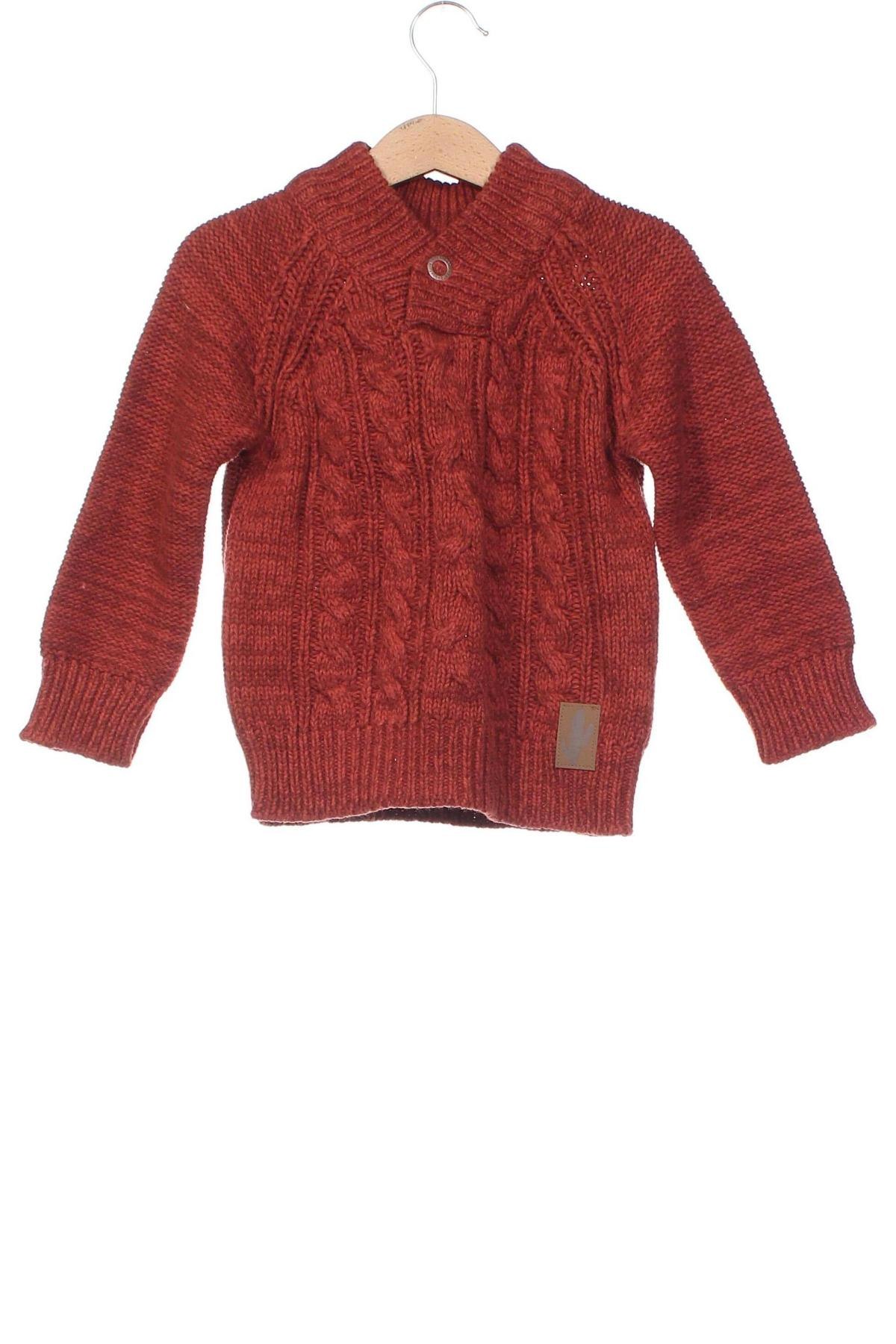 Dziecięcy sweter Vertbaudet, Rozmiar 2-3y/ 98-104 cm, Kolor Brązowy, Cena 54,38 zł