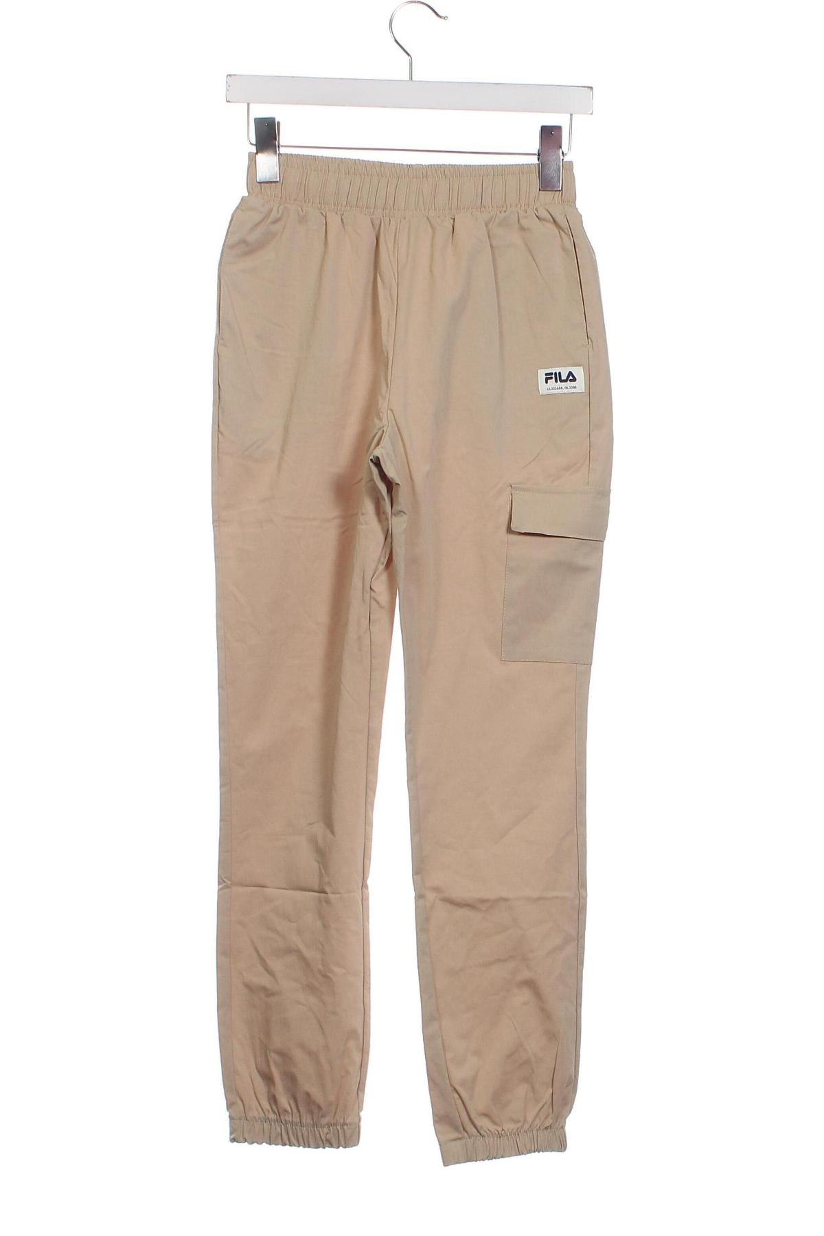 Pantaloni de trening, pentru copii FILA, Mărime 10-11y/ 146-152 cm, Culoare Bej, Preț 91,19 Lei