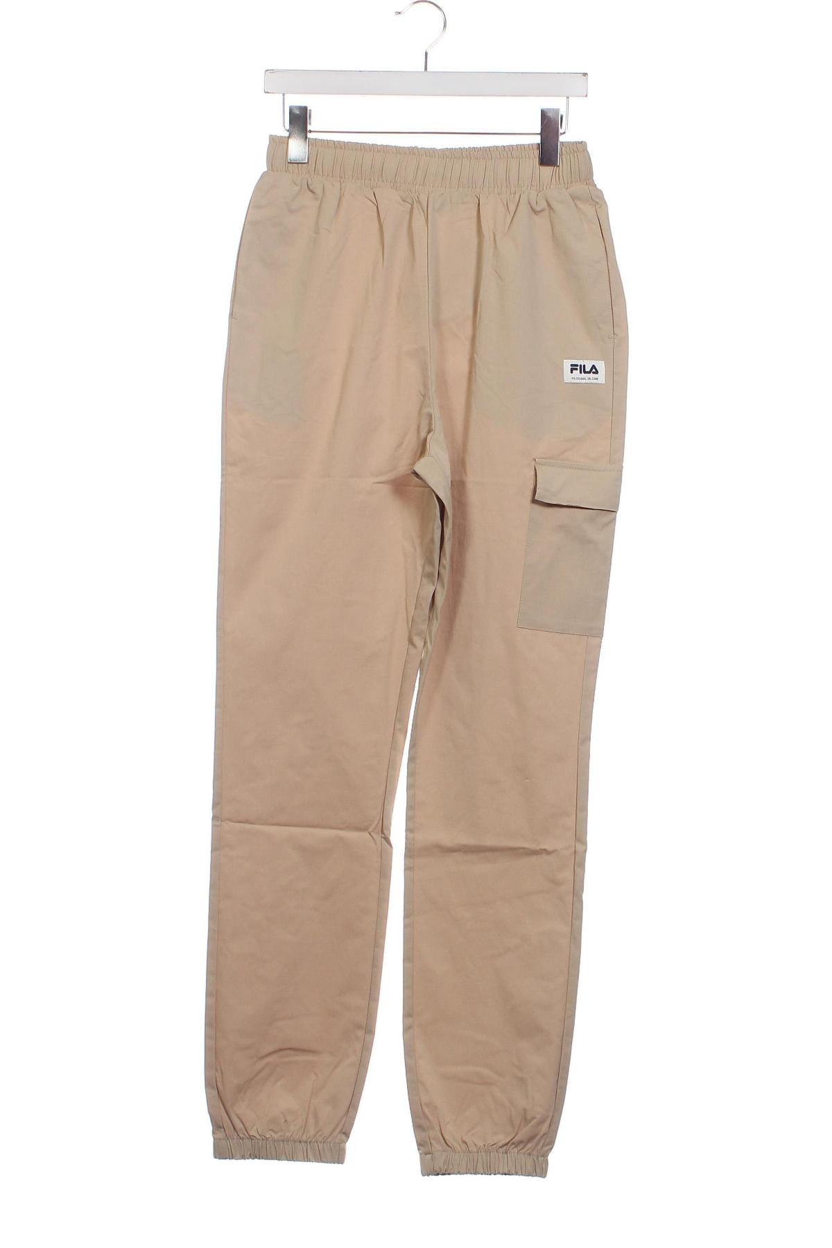 Pantaloni de trening, pentru copii FILA, Mărime 15-18y/ 170-176 cm, Culoare Bej, Preț 91,19 Lei
