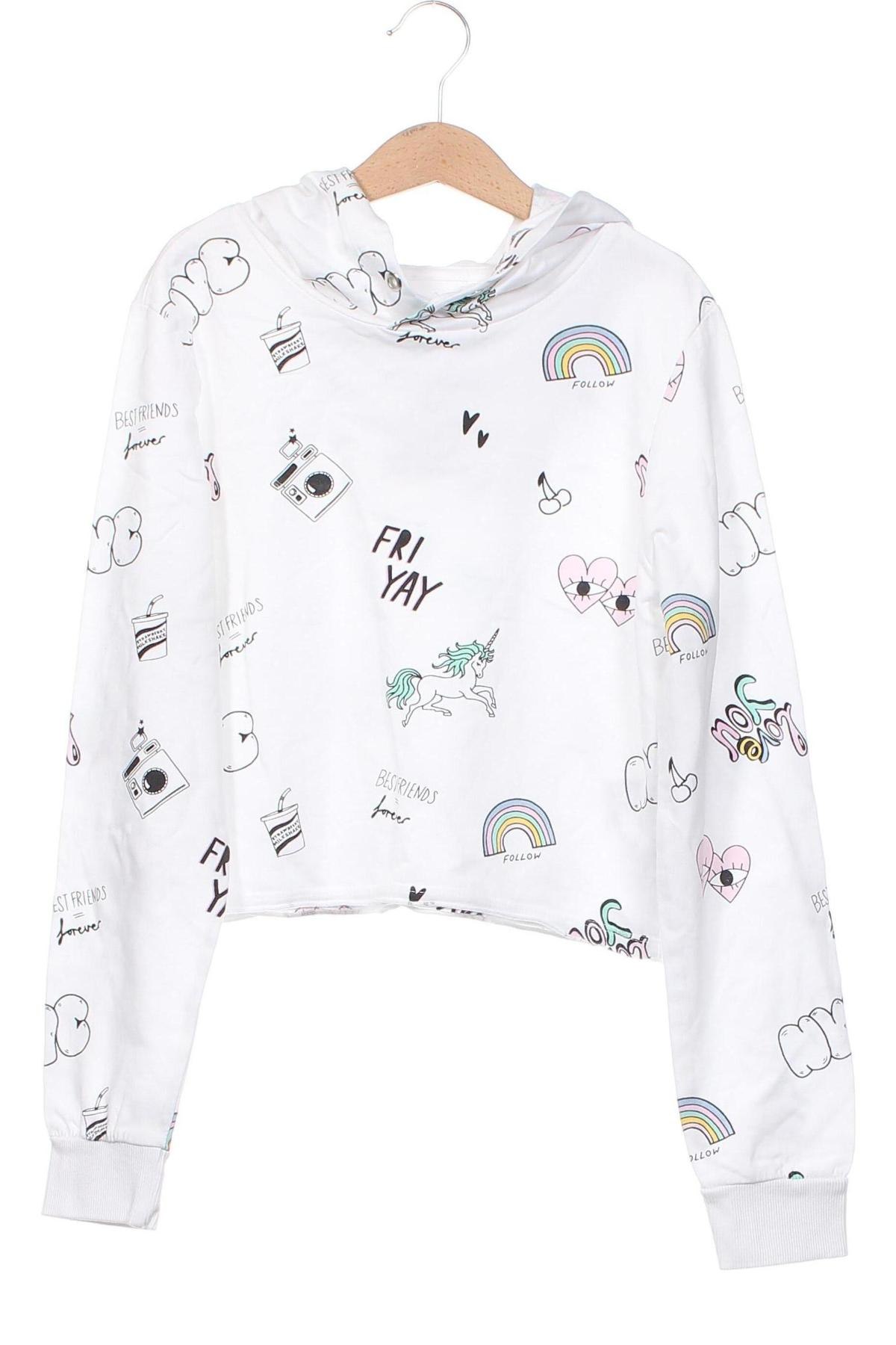 Kinder Sweatshirts H&M, Größe 10-11y/ 146-152 cm, Farbe Weiß, Preis € 15,31
