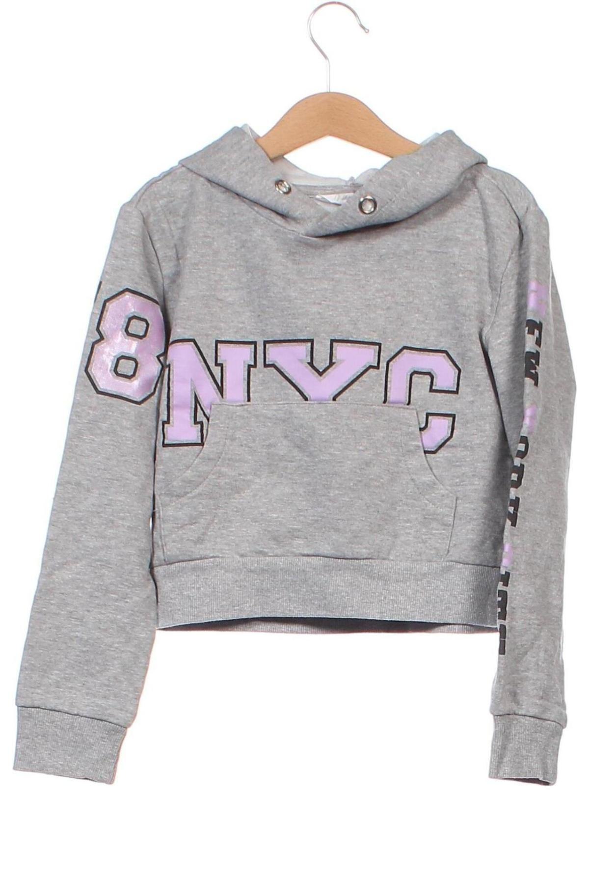 Kinder Sweatshirts H&M, Größe 8-9y/ 134-140 cm, Farbe Grau, Preis 15,31 €