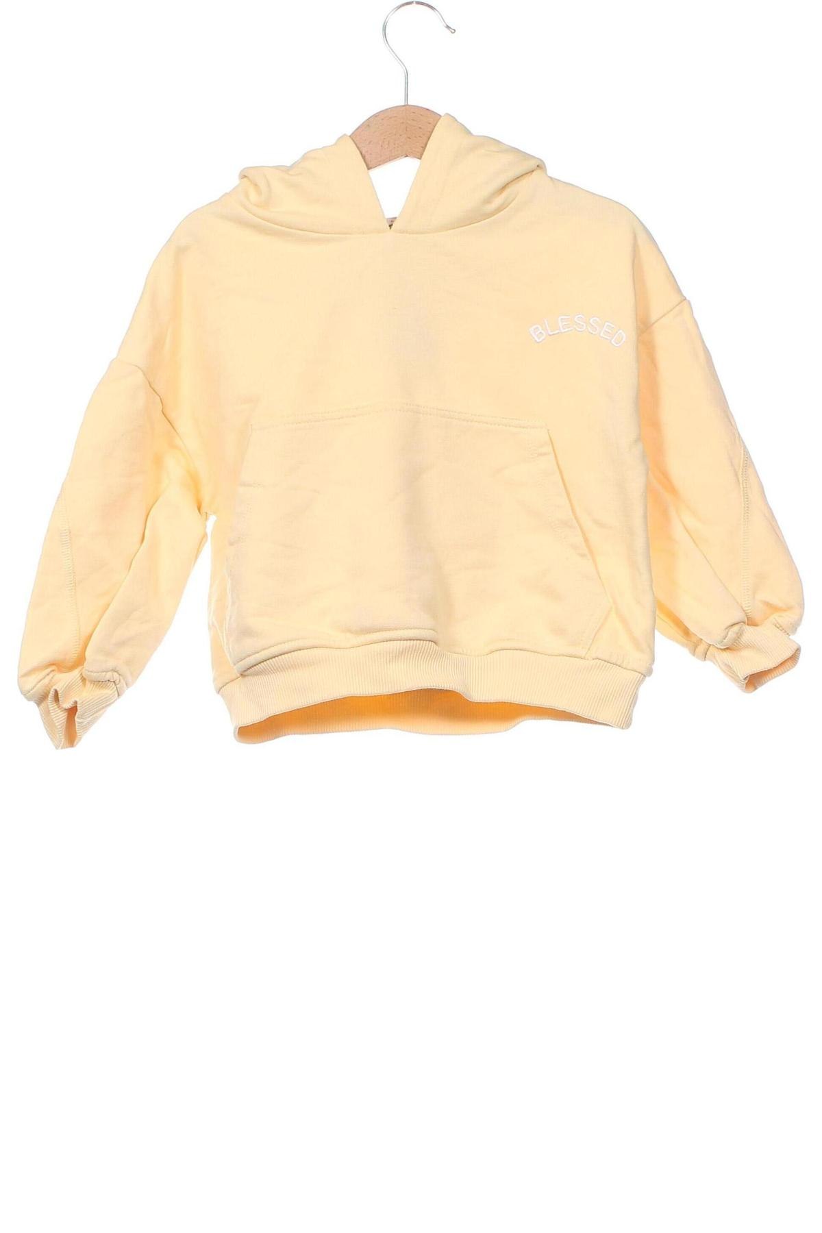 Dziecięca bluza NA-KD, Rozmiar 2-3y/ 98-104 cm, Kolor Żółty, Cena 33,59 zł