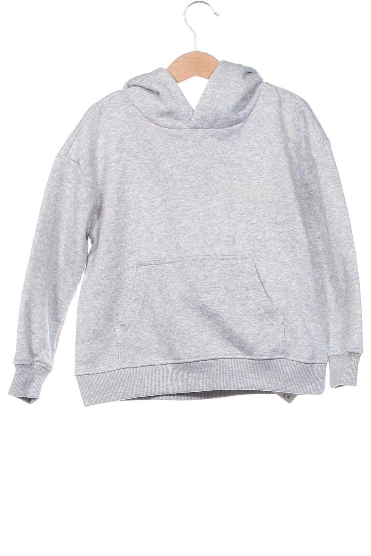 Kinder Sweatshirts ONLY Kids, Größe 5-6y/ 116-122 cm, Farbe Grau, Preis 4,39 €
