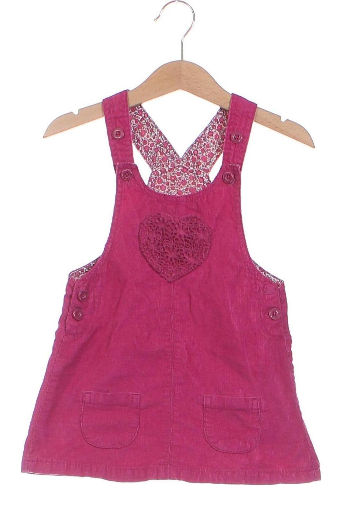 Dziecięca sukienka Baby Club, Rozmiar 12-18m/ 80-86 cm, Kolor Różowy, Cena 41,46 zł