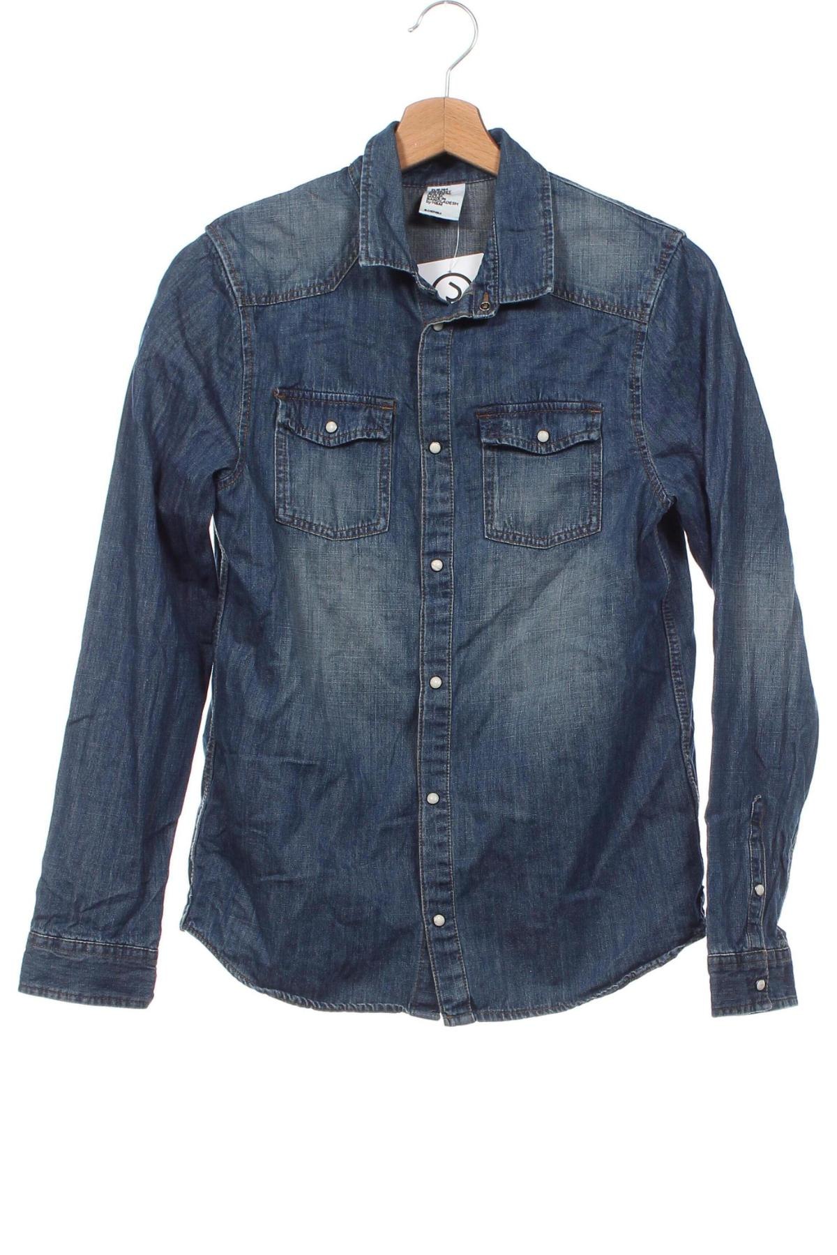Detská džínsová bunda  H&M, Veľkosť 12-13y/ 158-164 cm, Farba Modrá, Cena  12,47 €