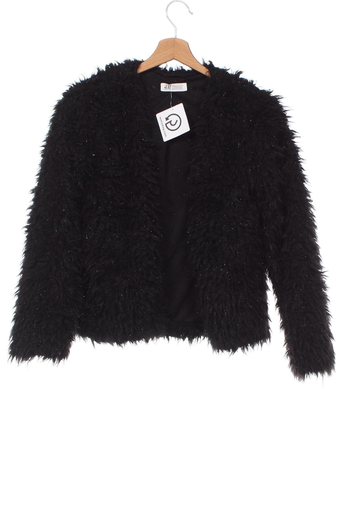 Παιδικό παλτό H&M, Μέγεθος 10-11y/ 146-152 εκ., Χρώμα Μαύρο, Τιμή 9,38 €