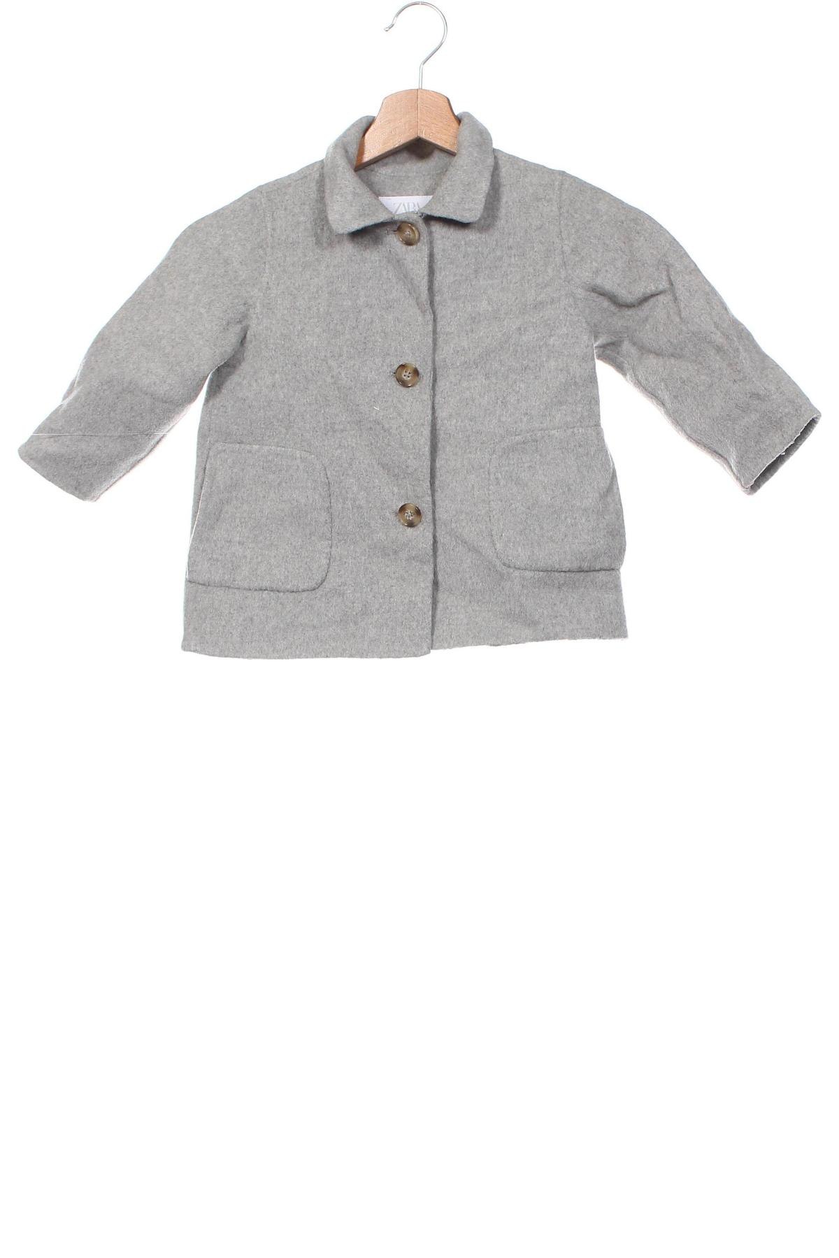 Παιδικό παλτό Zara, Μέγεθος 18-24m/ 86-98 εκ., Χρώμα Γκρί, Τιμή 11,90 €