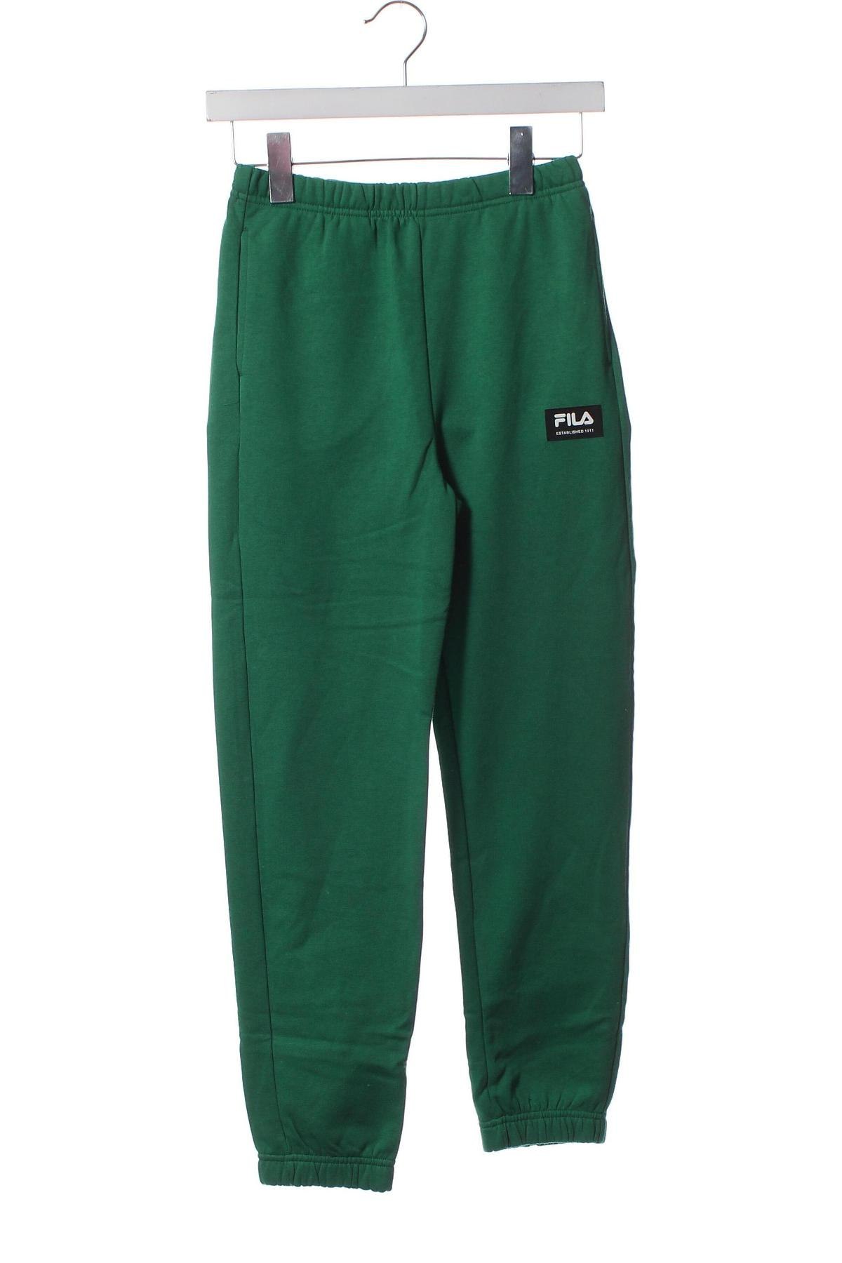 Pantaloni de trening, pentru copii FILA, Mărime 10-11y/ 146-152 cm, Culoare Verde, Preț 234,21 Lei
