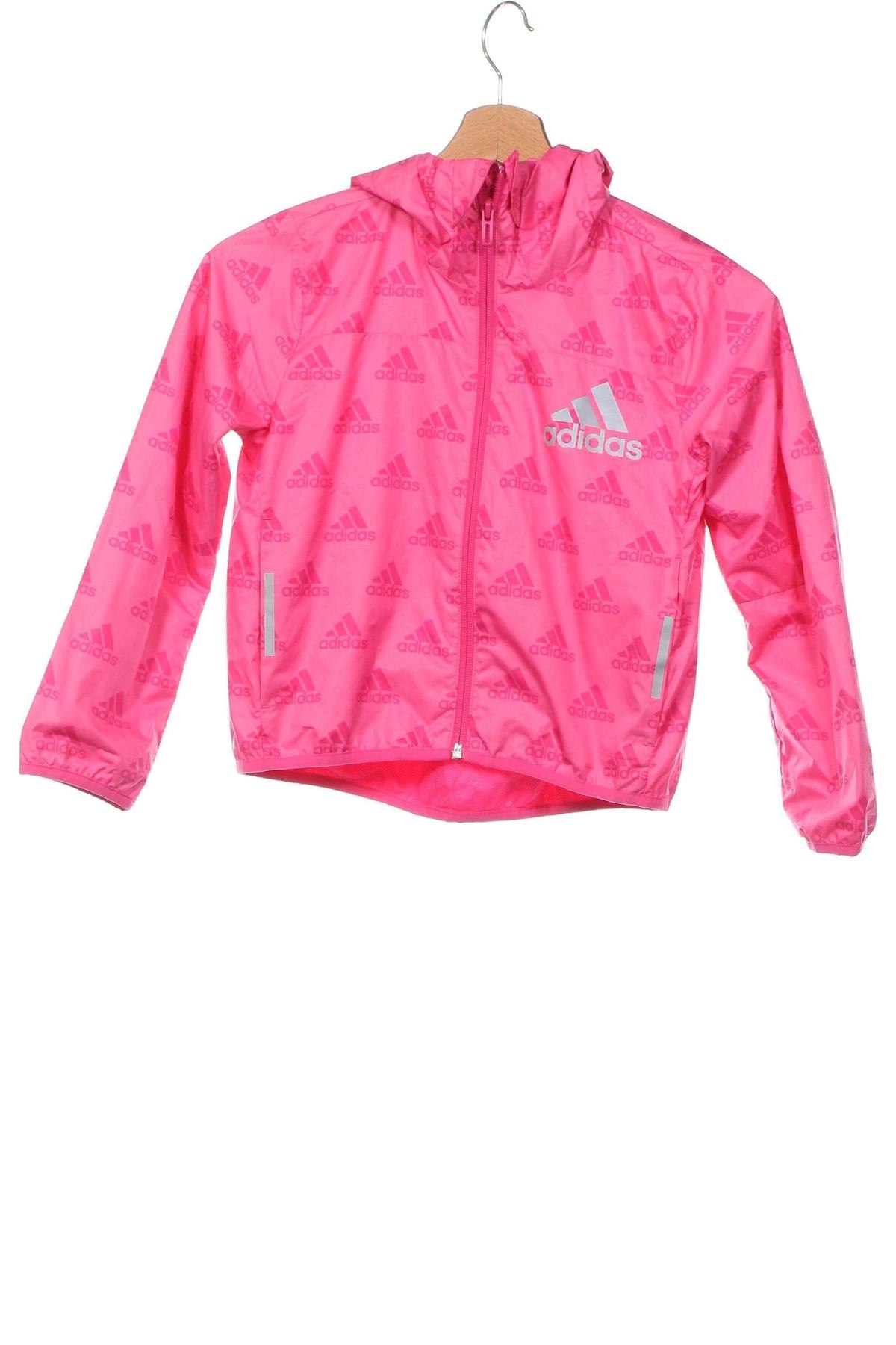 Geacă pentru copii Adidas, Mărime 6-7y/ 122-128 cm, Culoare Roz, Preț 184,21 Lei