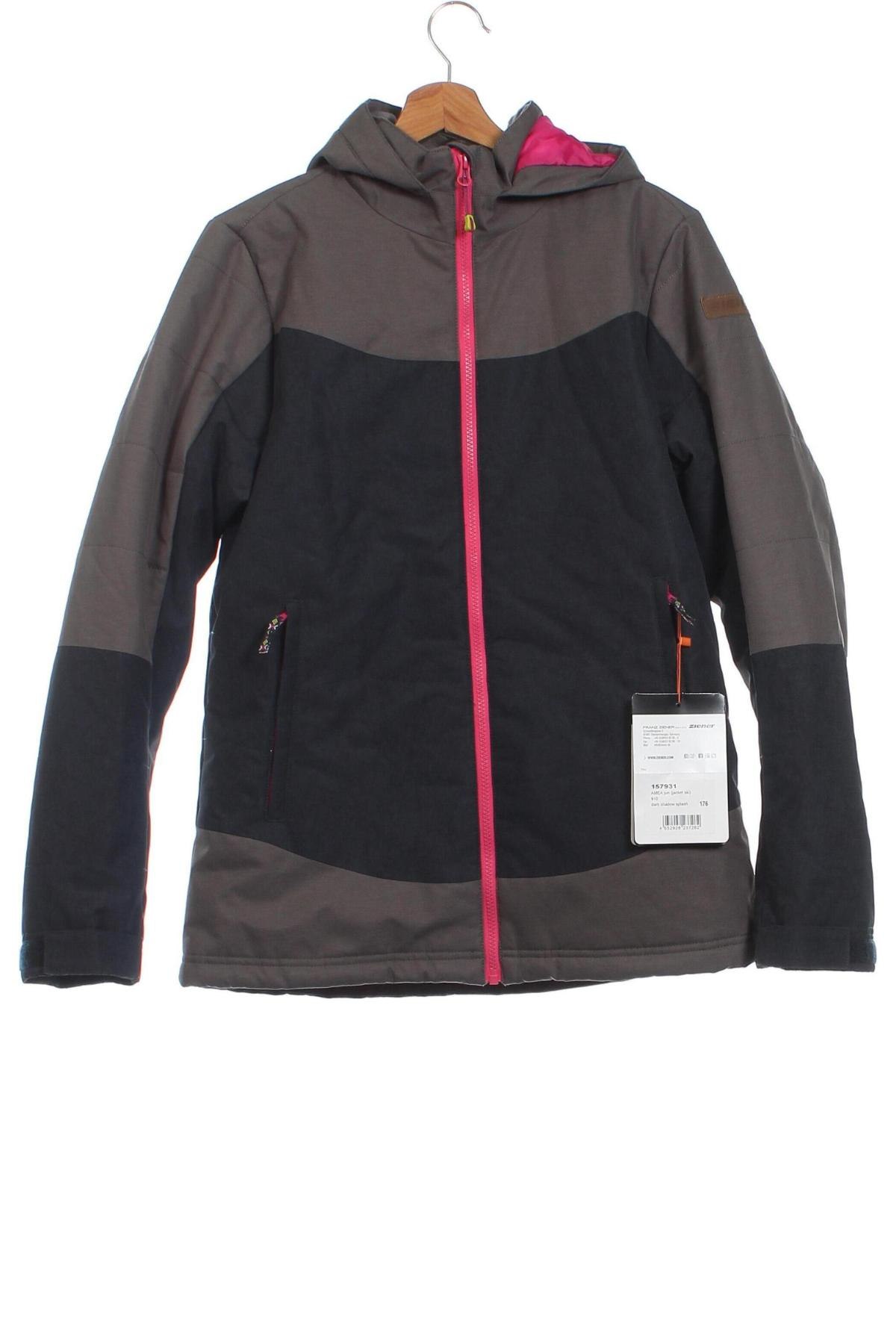 Kinderjacke für Wintersport Ziener, Größe 15-18y/ 170-176 cm, Farbe Grün, Preis € 25,47