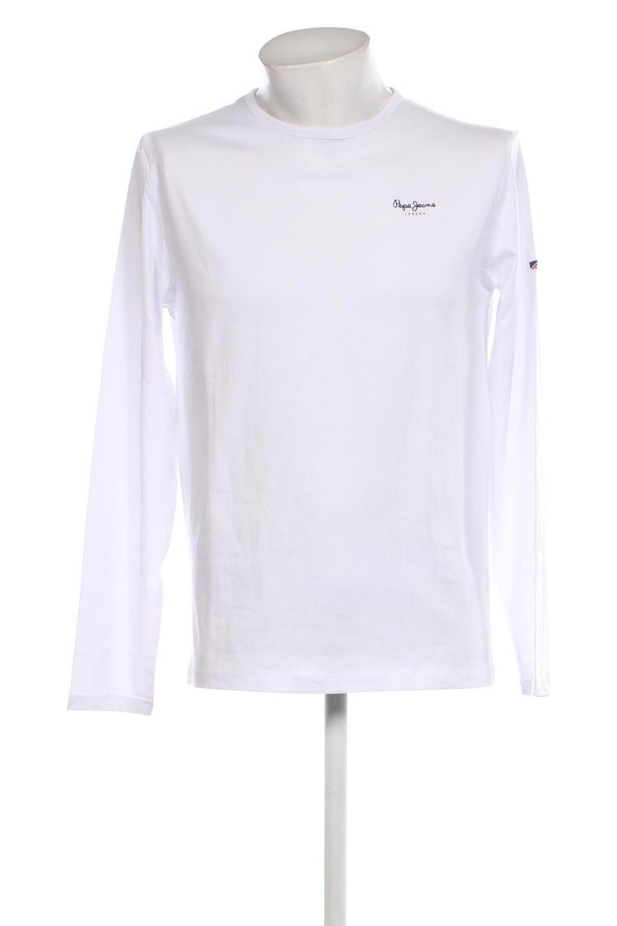 Мъжка блуза Pepe Jeans, Размер L, Цвят Бял, Цена 86,40 лв.