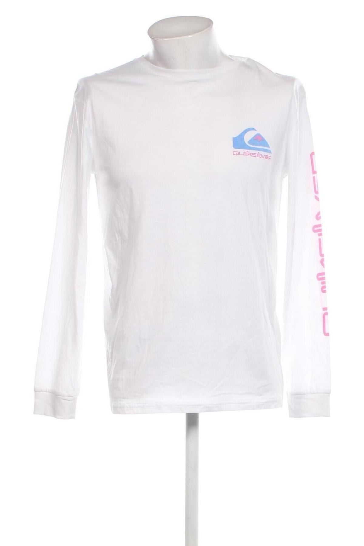 Ανδρική μπλούζα Quiksilver, Μέγεθος M, Χρώμα Λευκό, Τιμή 12,78 €