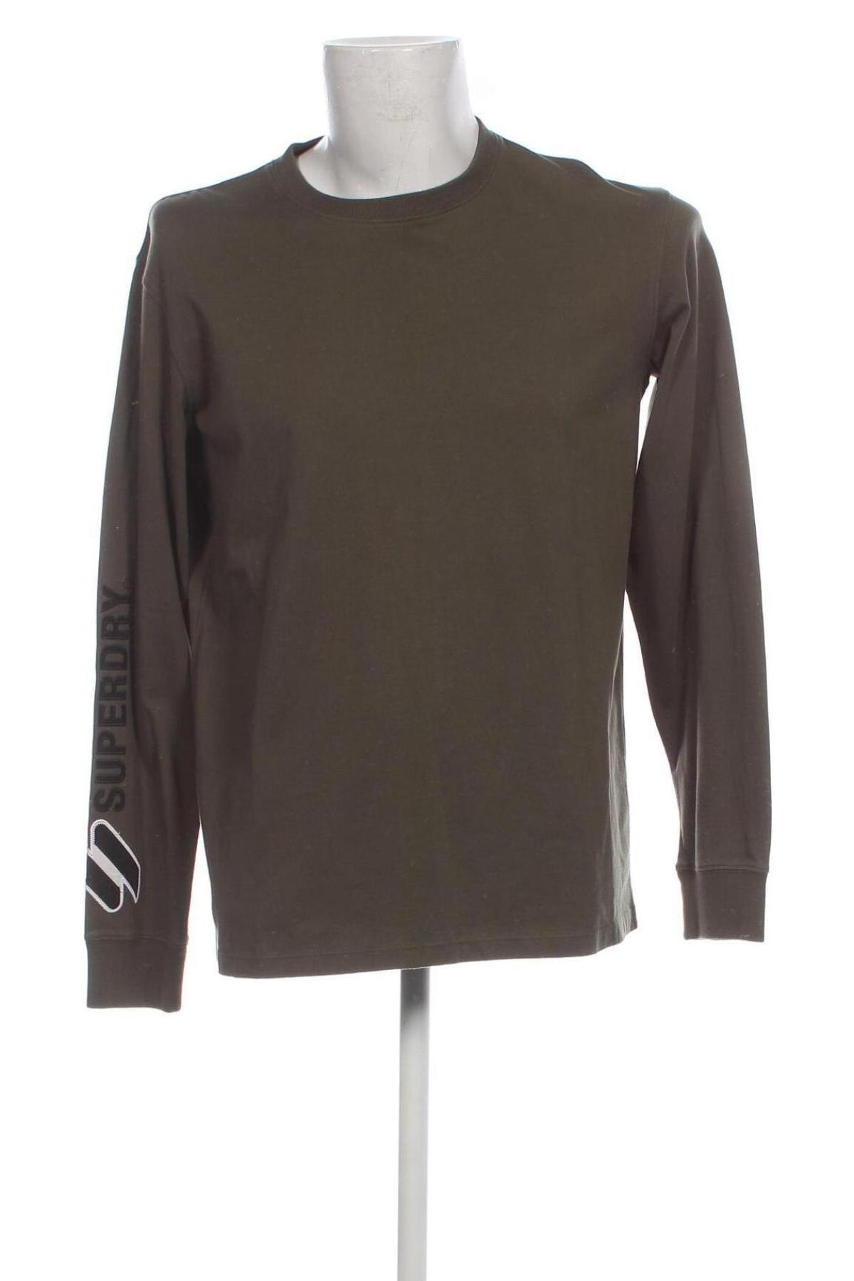 Ανδρική μπλούζα Superdry, Μέγεθος M, Χρώμα Πράσινο, Τιμή 23,45 €