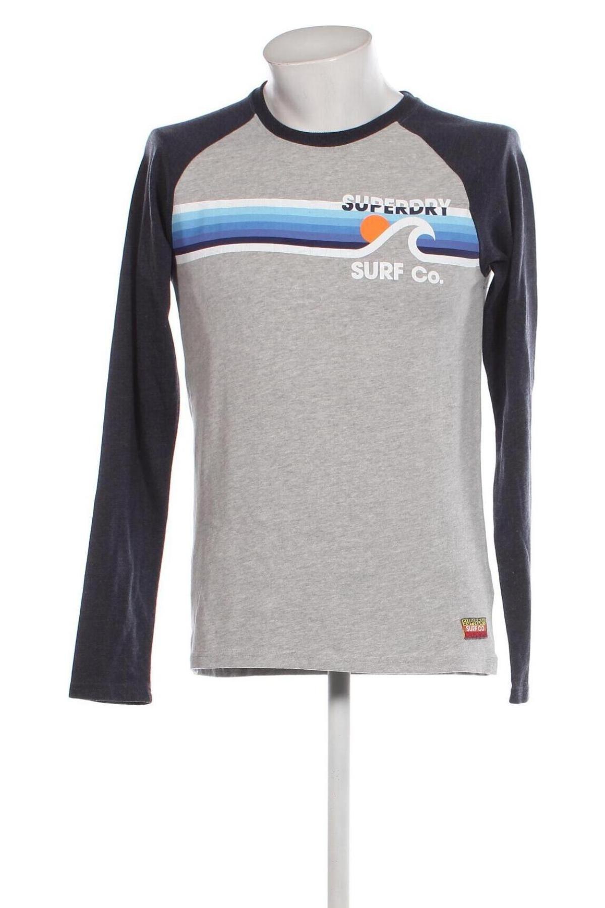 Herren Shirt Superdry, Größe M, Farbe Grau, Preis 23,45 €