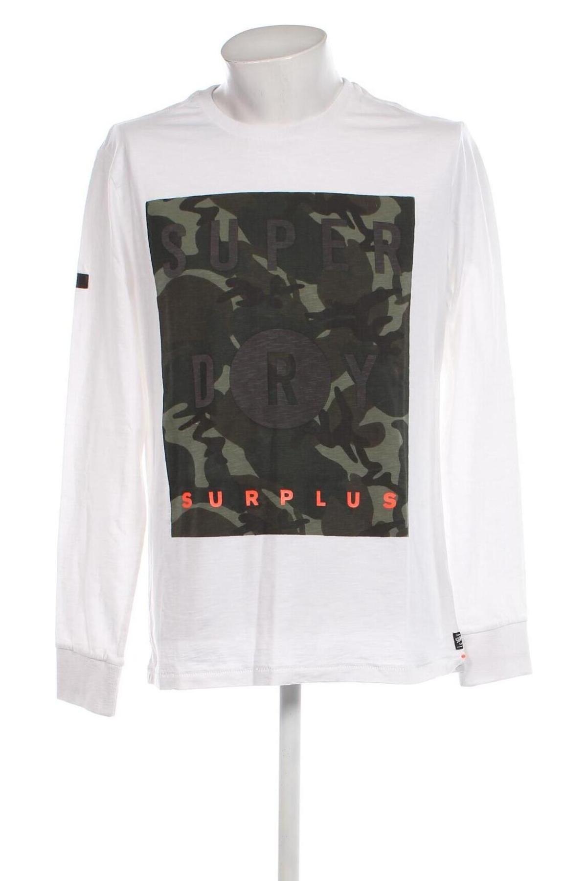 Ανδρική μπλούζα Superdry, Μέγεθος XXL, Χρώμα Λευκό, Τιμή 27,06 €