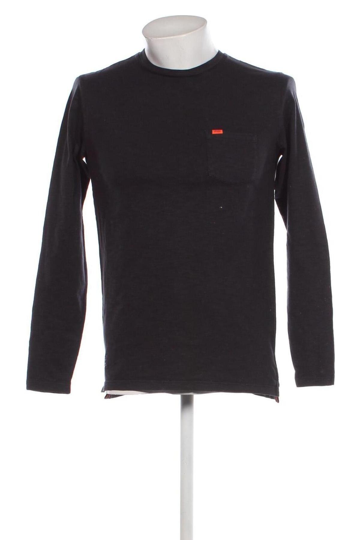 Ανδρική μπλούζα Superdry, Μέγεθος S, Χρώμα Μαύρο, Τιμή 22,01 €