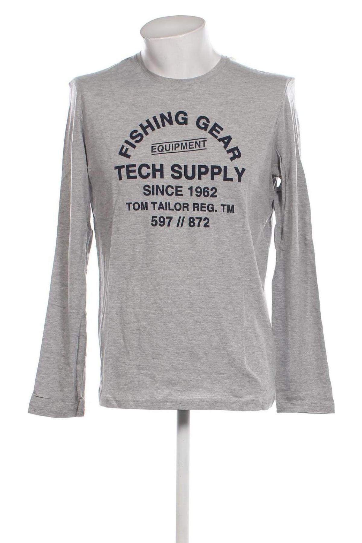 Herren Shirt Tom Tailor, Größe M, Farbe Grau, Preis € 9,59