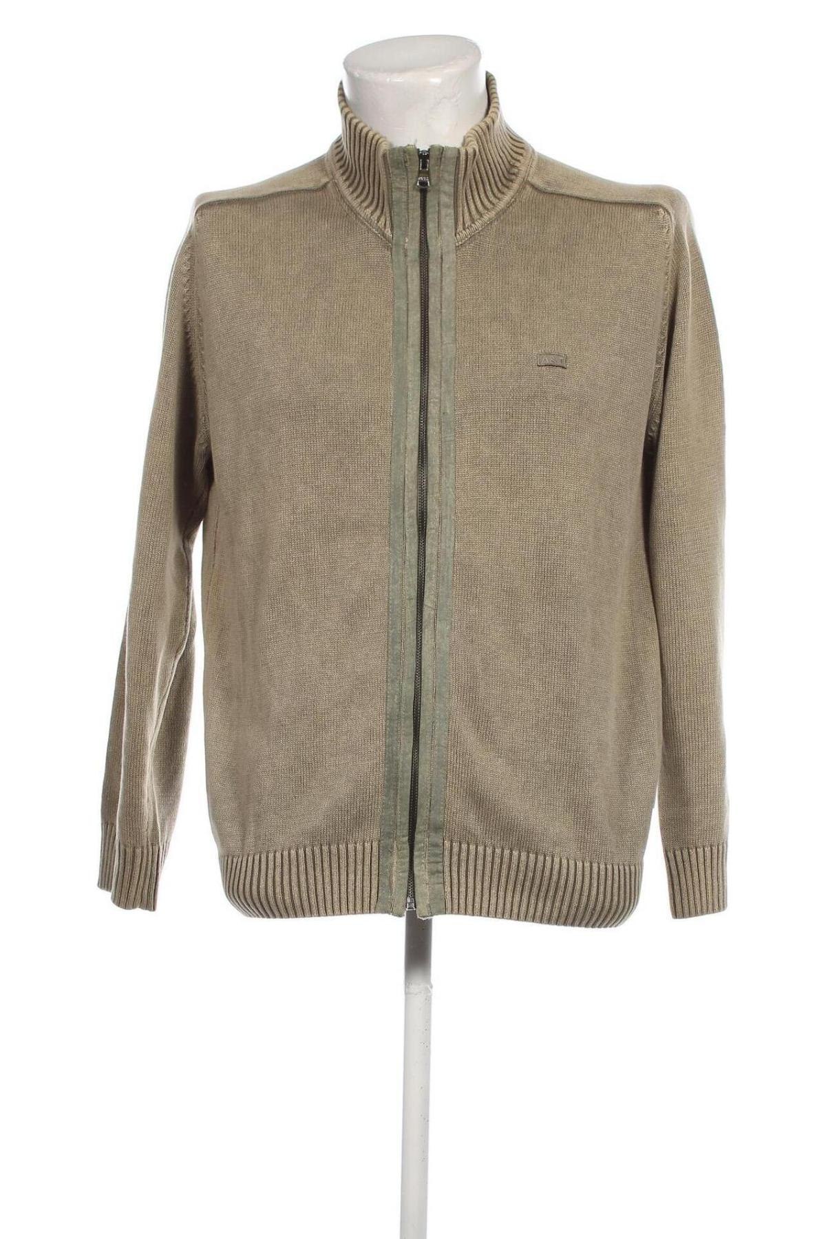 Herren Strickjacke, Größe M, Farbe Grün, Preis € 6,66