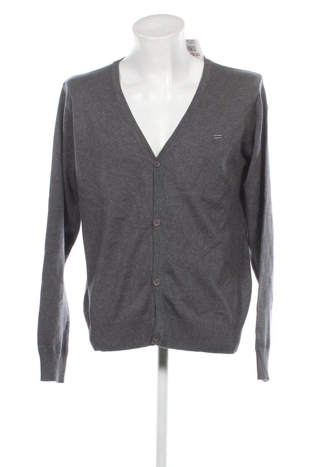 Herren Strickjacke, Größe L, Farbe Grau, Preis € 6,08