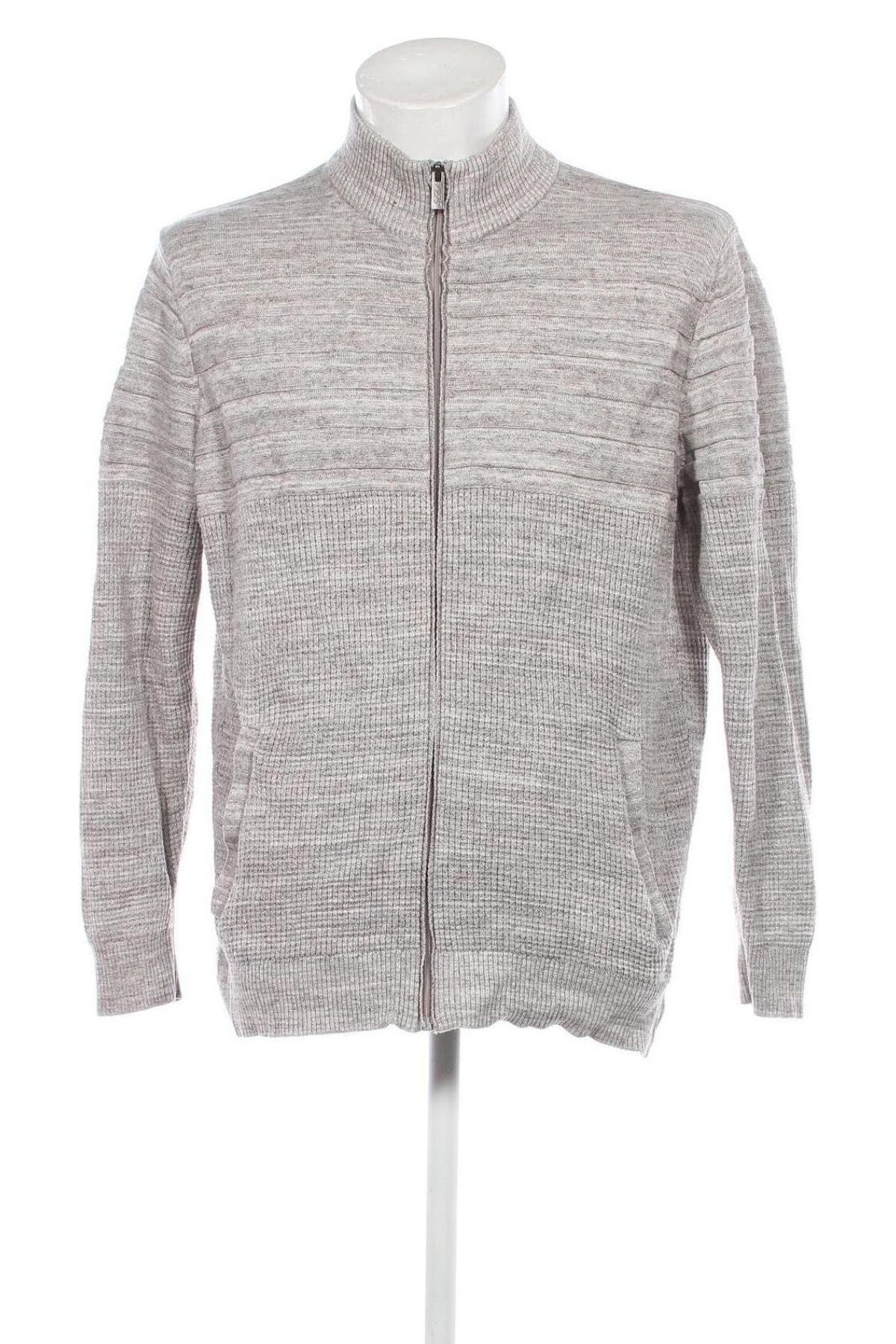 Herren Strickjacke Canda, Größe XL, Farbe Grau, Preis € 5,85