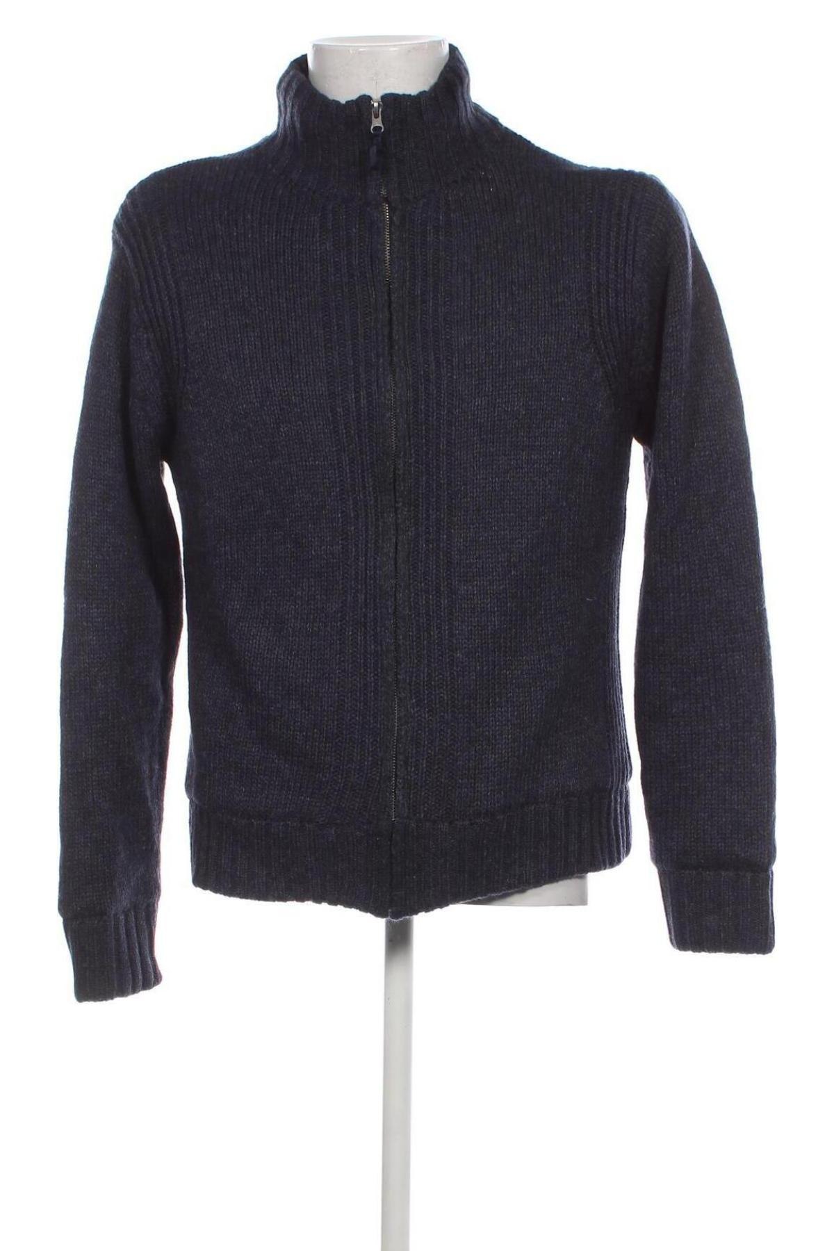 Herren Strickjacke Crane, Größe L, Farbe Blau, Preis 5,85 €