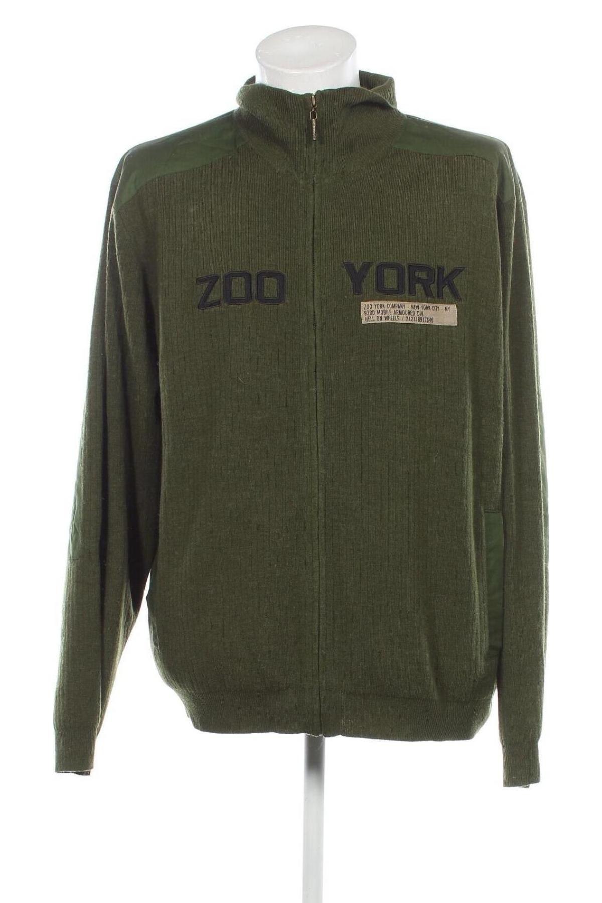 Męski kardigan Zoo York, Rozmiar XL, Kolor Zielony, Cena 92,76 zł