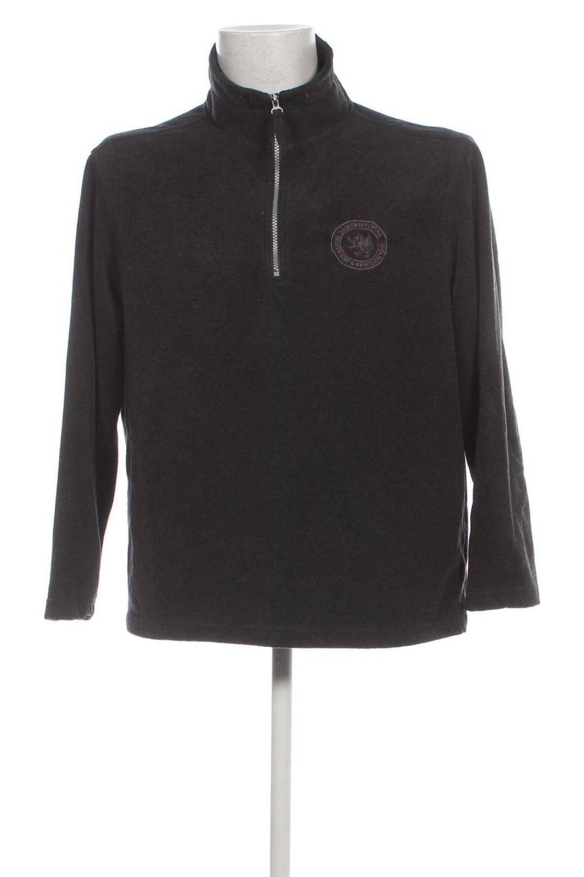 Ανδρική μπλούζα fleece Luciano, Μέγεθος L, Χρώμα Γκρί, Τιμή 3,71 €