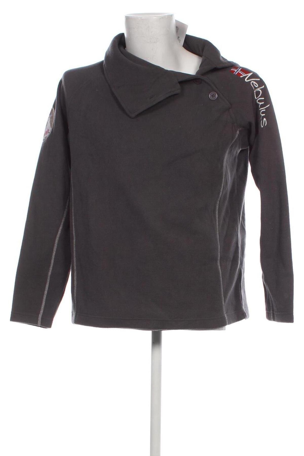 Herren Fleece Shirt Nebulus, Größe M, Farbe Grau, Preis 4,35 €