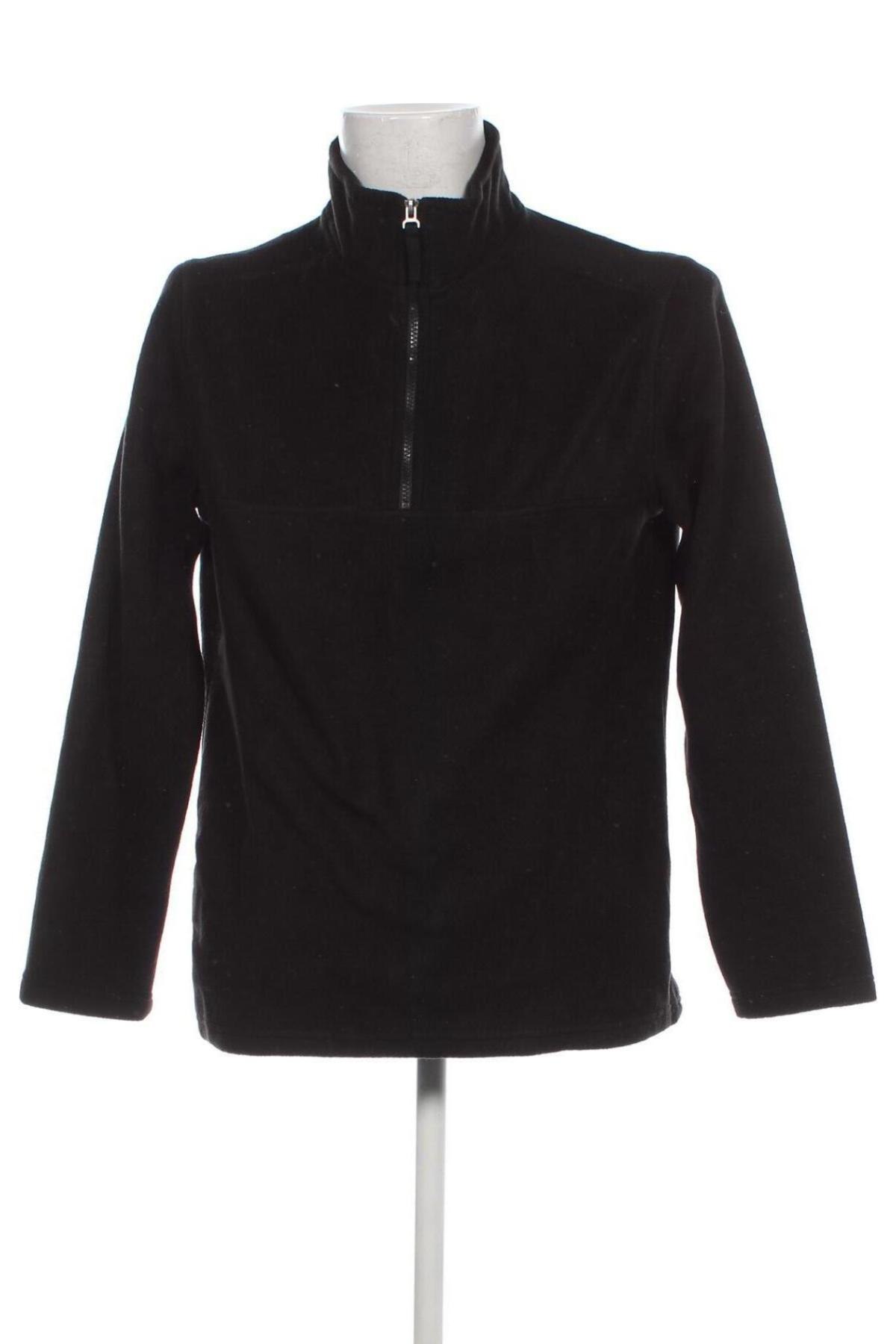 Мъжка поларена блуза Straight Up, Размер L, Цвят Черен, Цена 6,21 лв.