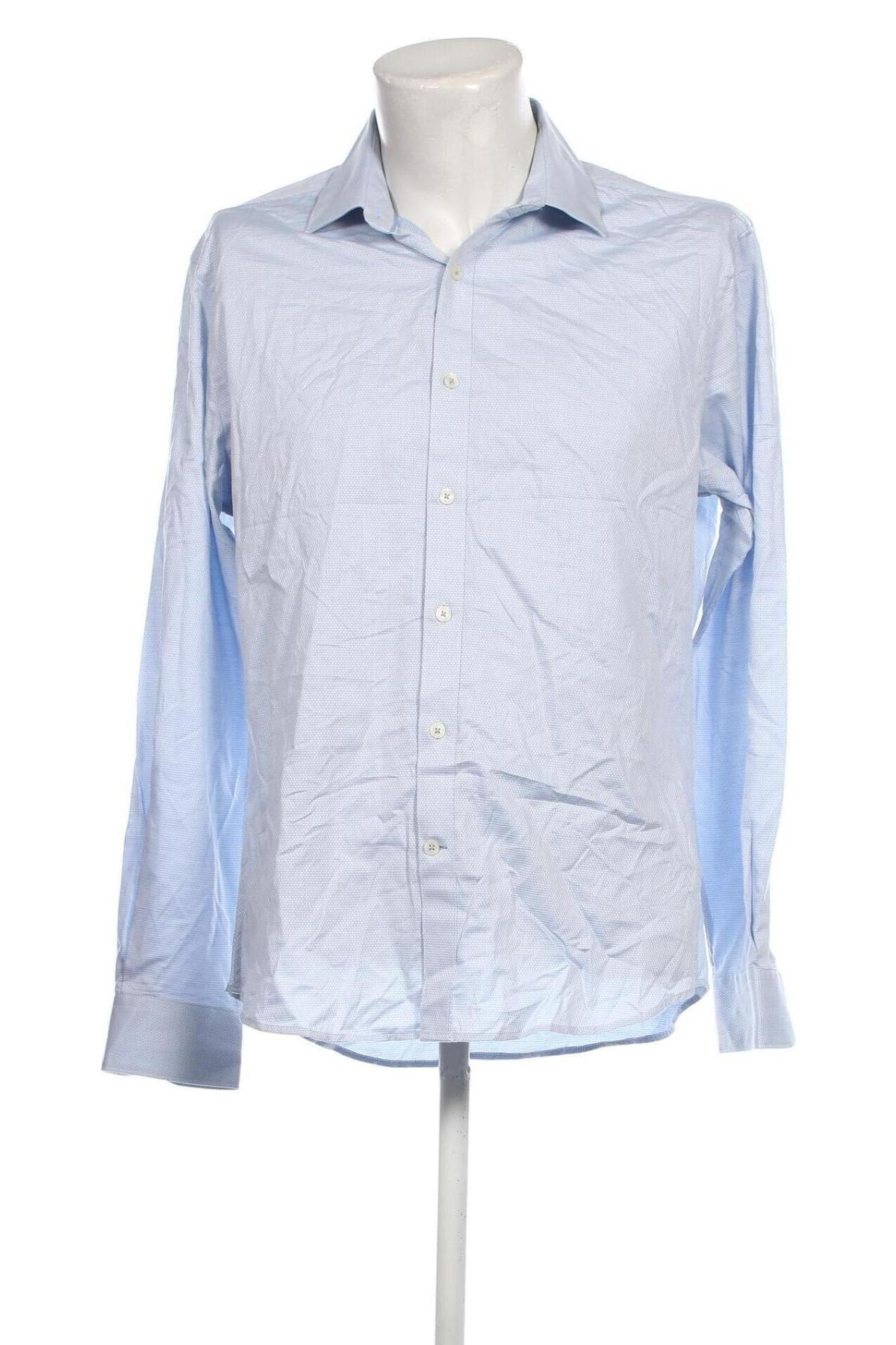 Ανδρικό πουκάμισο, Μέγεθος L, Χρώμα Μπλέ, Τιμή 8,43 €