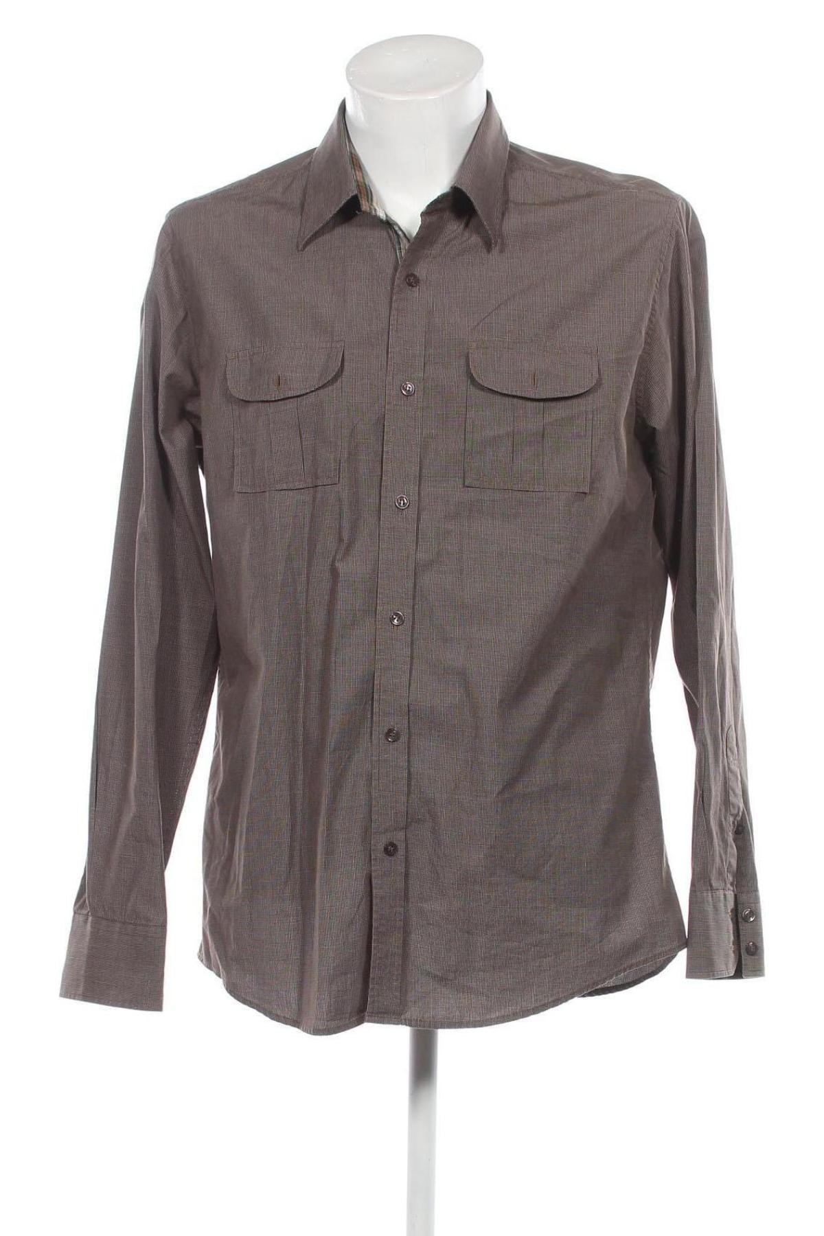 Мъжка риза, Размер XL, Цвят Кафяв, Цена 10,73 лв.
