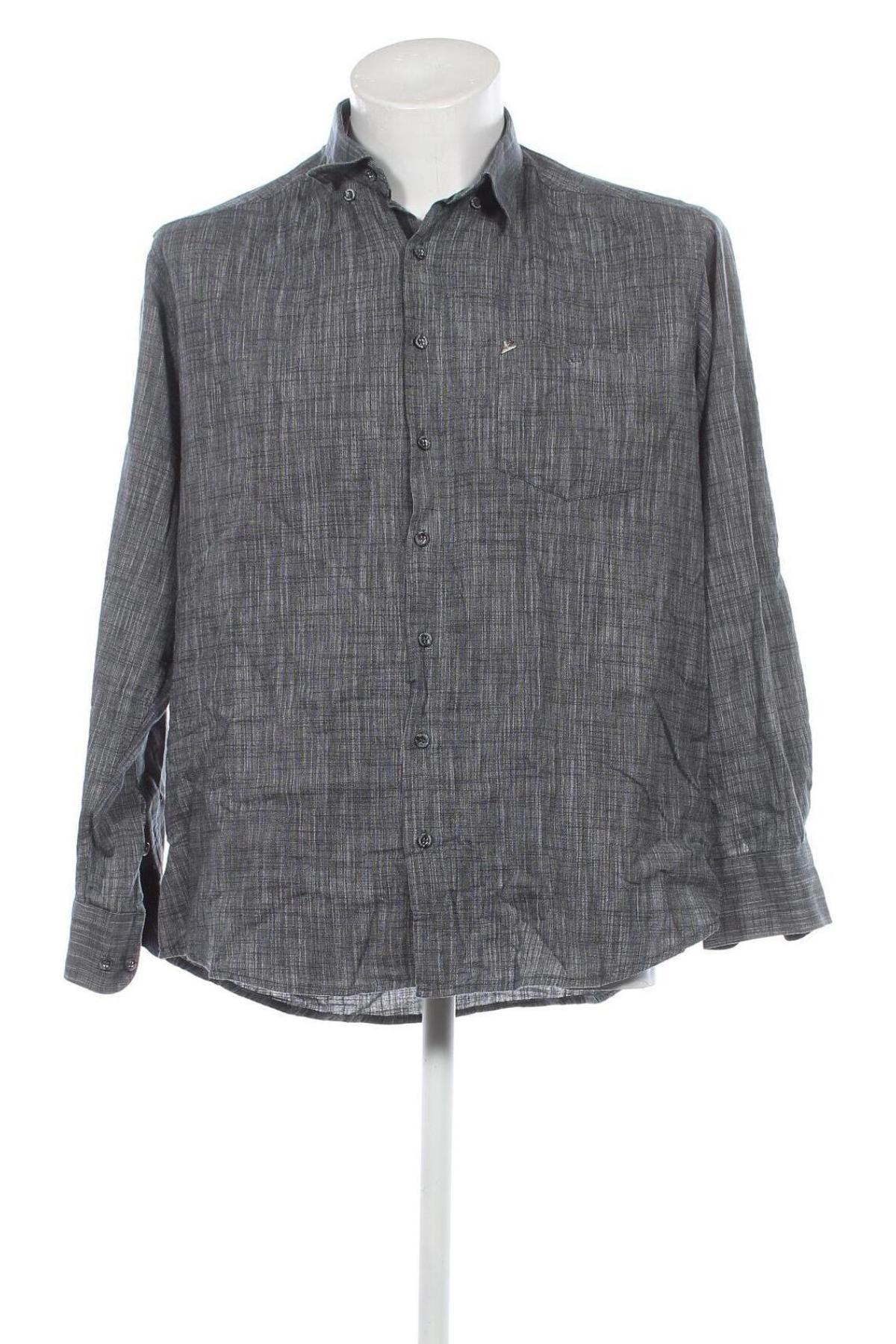 Ανδρικό πουκάμισο, Μέγεθος L, Χρώμα Γκρί, Τιμή 6,23 €