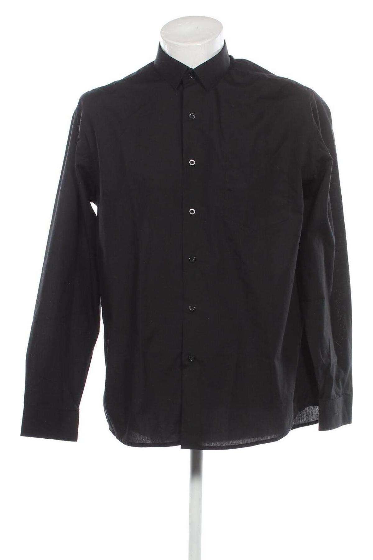Ανδρικό πουκάμισο, Μέγεθος L, Χρώμα Μαύρο, Τιμή 7,50 €