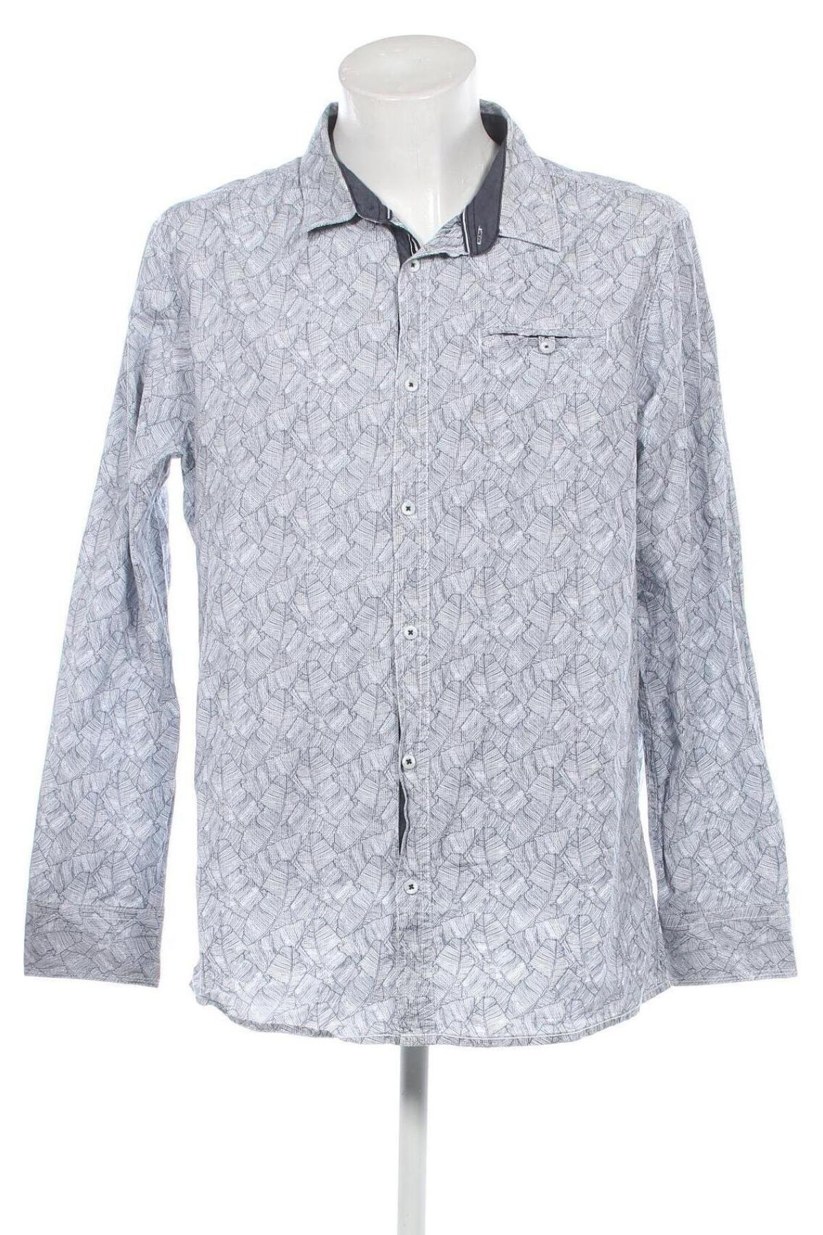 Ανδρικό πουκάμισο, Μέγεθος 3XL, Χρώμα Μπλέ, Τιμή 14,35 €