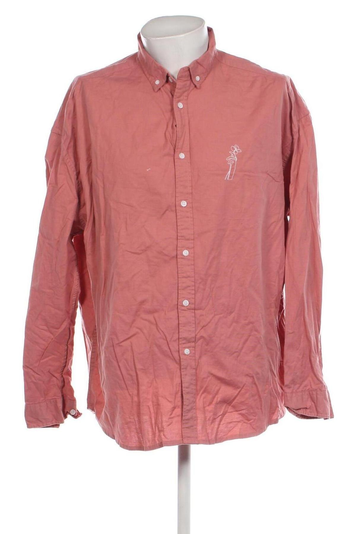 Ανδρικό πουκάμισο ASOS, Μέγεθος XL, Χρώμα Ρόζ , Τιμή 8,41 €