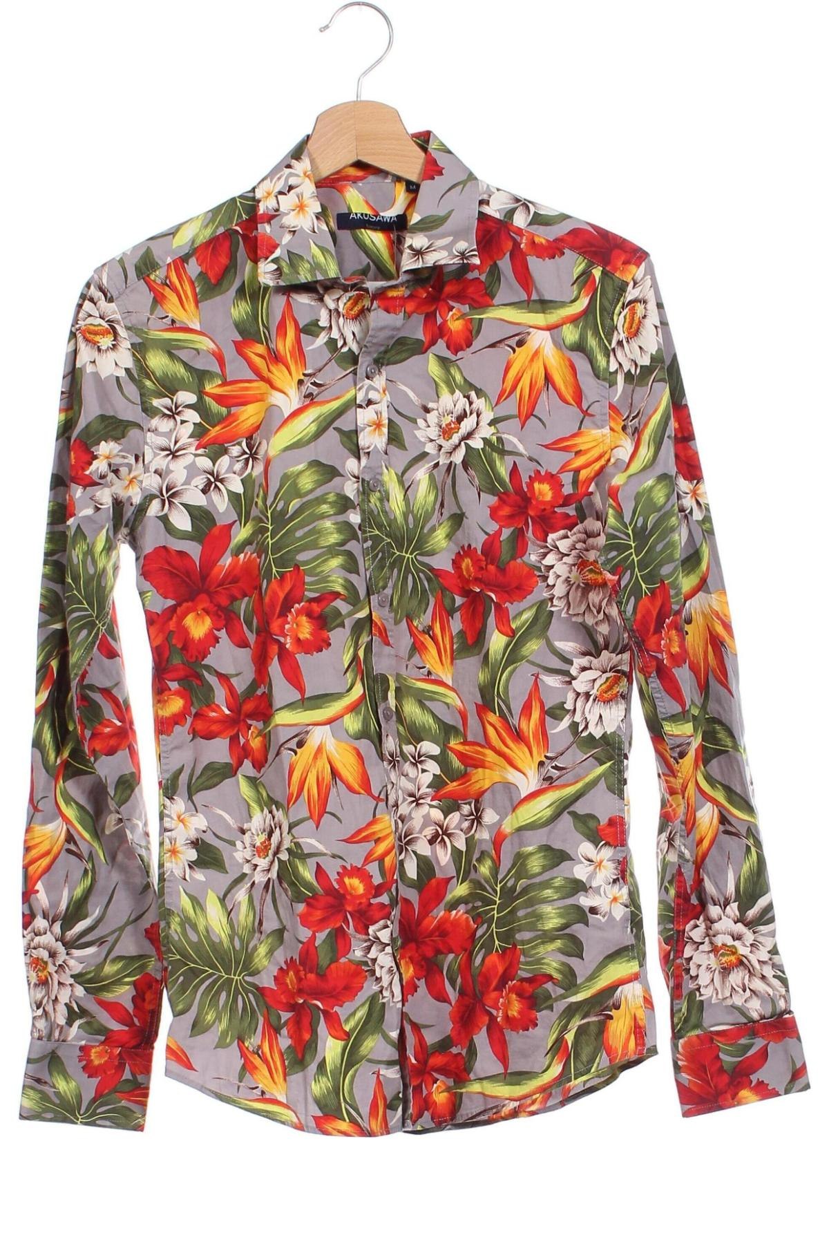 Ανδρικό πουκάμισο Akusawa, Μέγεθος XS, Χρώμα Πολύχρωμο, Τιμή 14,32 €
