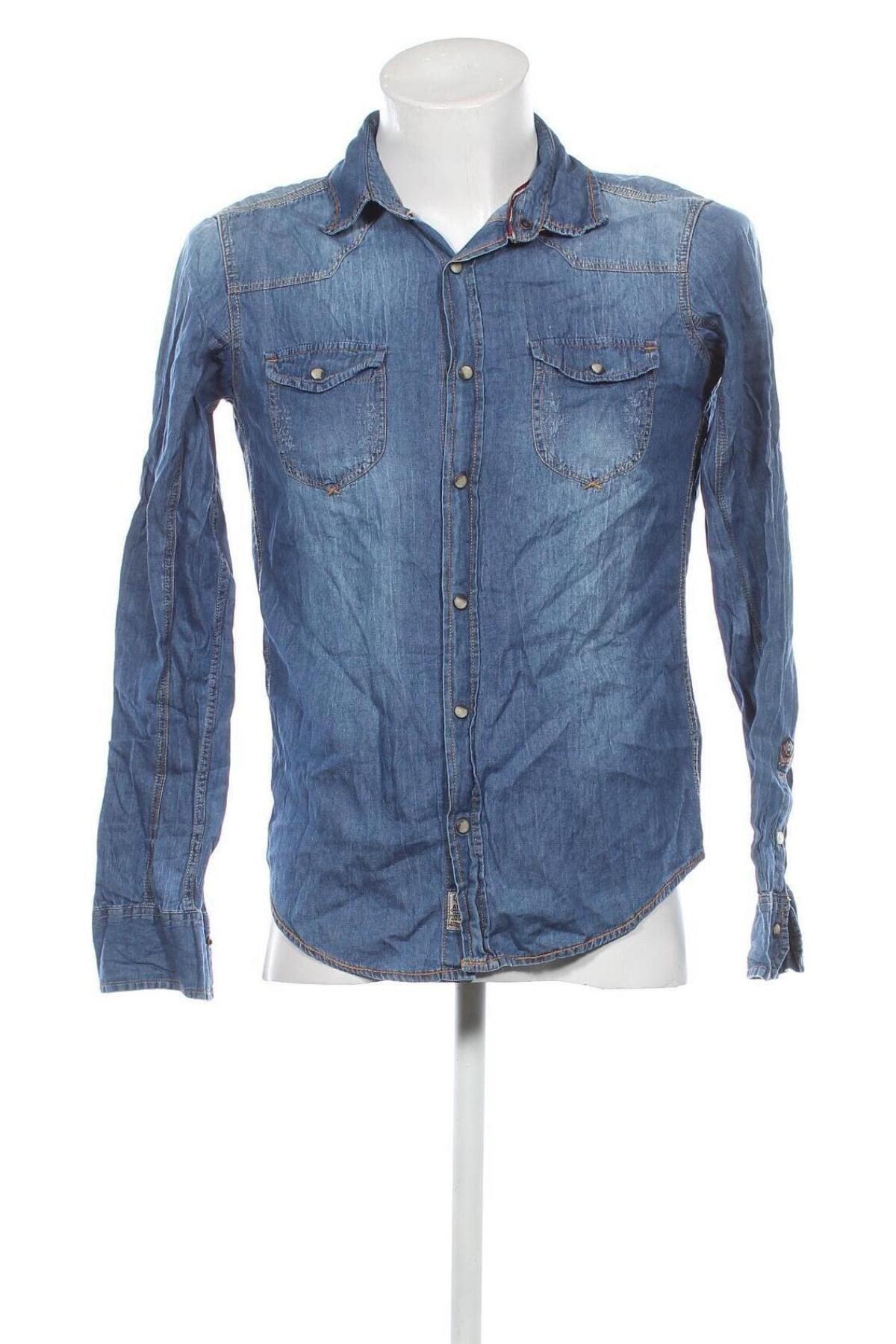Ανδρικό πουκάμισο Alcott, Μέγεθος M, Χρώμα Μπλέ, Τιμή 17,94 €