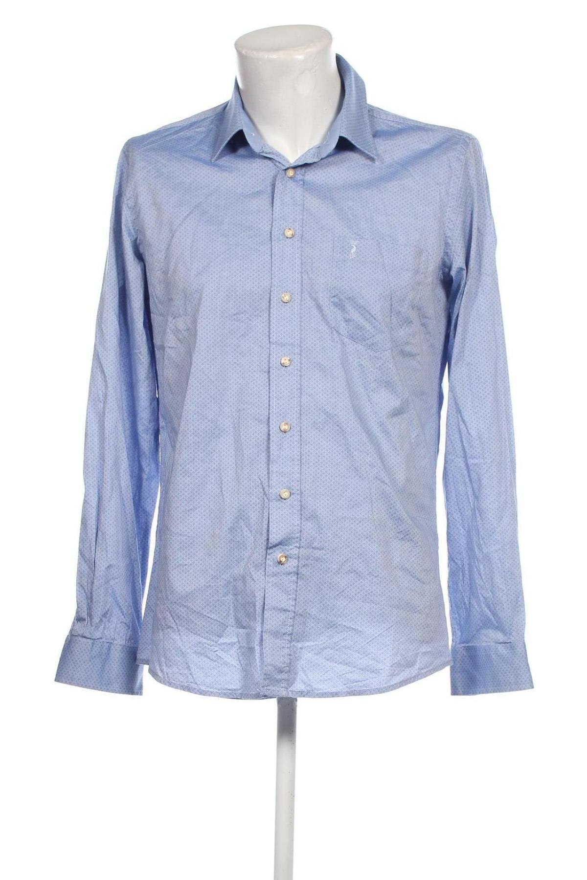 Herrenhemd Almsach, Größe L, Farbe Blau, Preis 10,49 €
