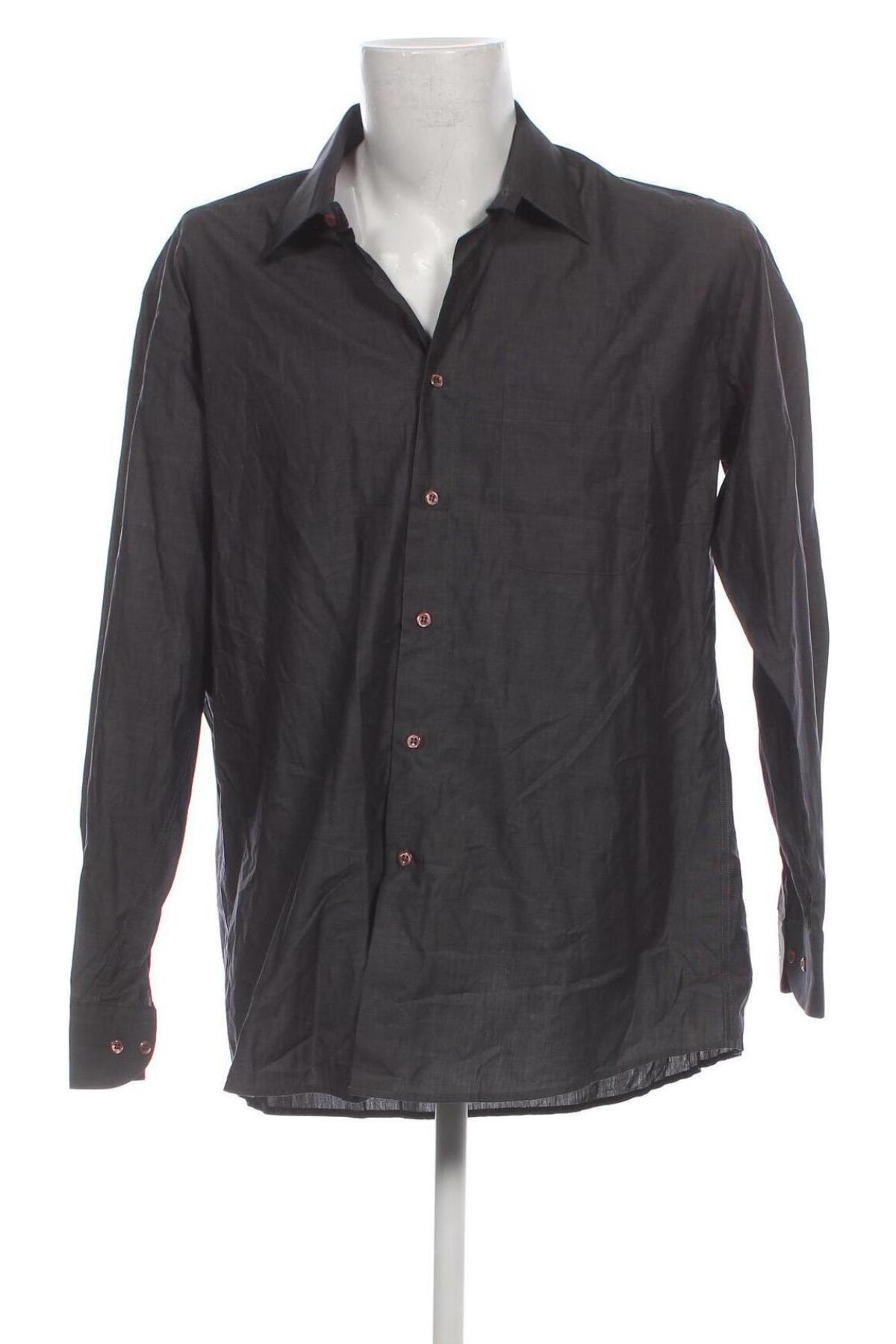 Ανδρικό πουκάμισο Andrews, Μέγεθος XL, Χρώμα Γκρί, Τιμή 8,41 €